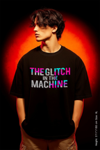 💀 The Glitch in the Machine Tee – You Weren’t Meant to Fit the Code. Glitch Art T-Shirt,  Unisex Graphic Tee, Cyberpunk Style Shirt, Perfect for Music Festivals, Casual Everyday Wear, Unique Gift.