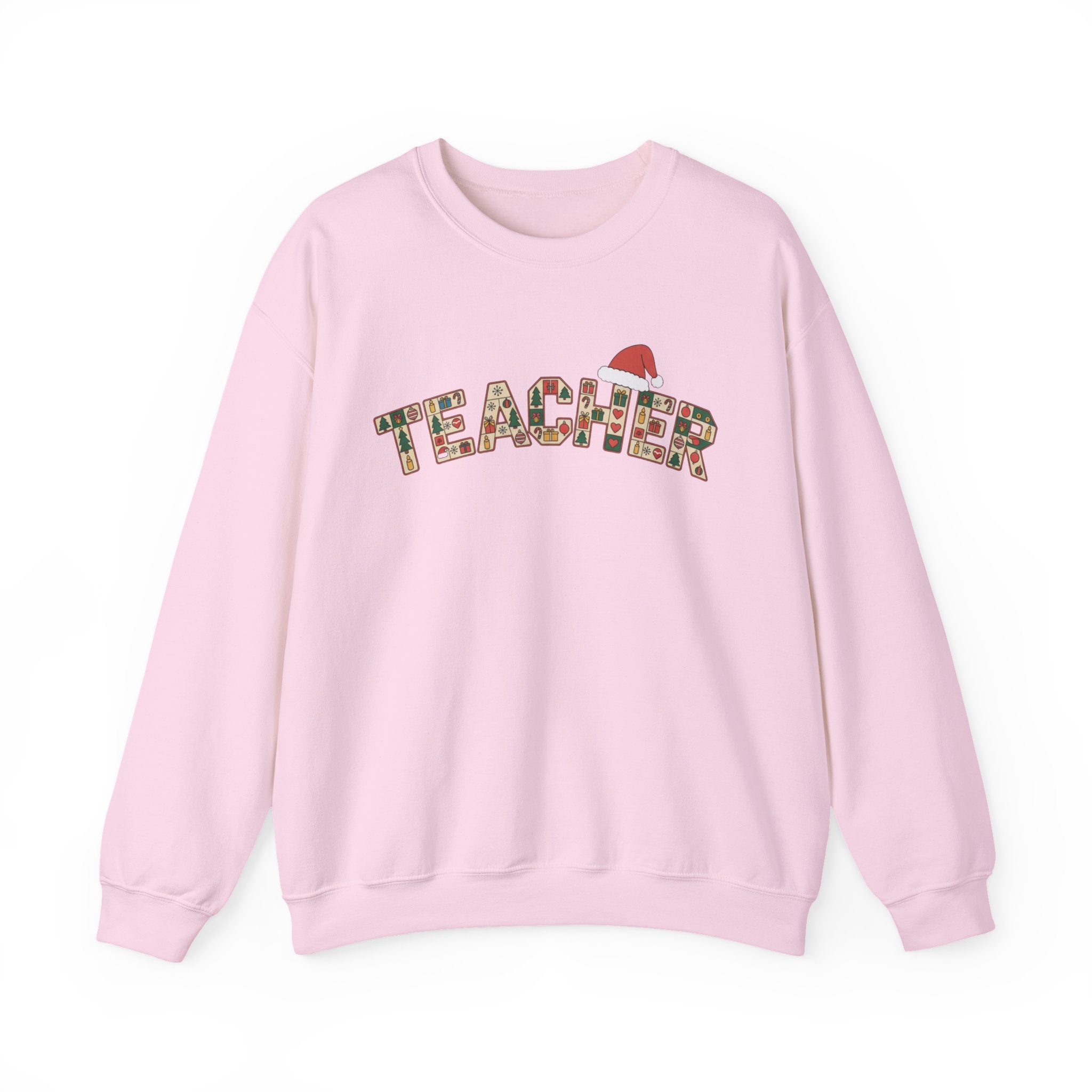 Merry Christmas Teacher Sweatshirt, Christmas Teachers Crewneck, Holly Jolly Teacher Xmas Sweater, Teacher Party Shirt, Gift For Teacher
