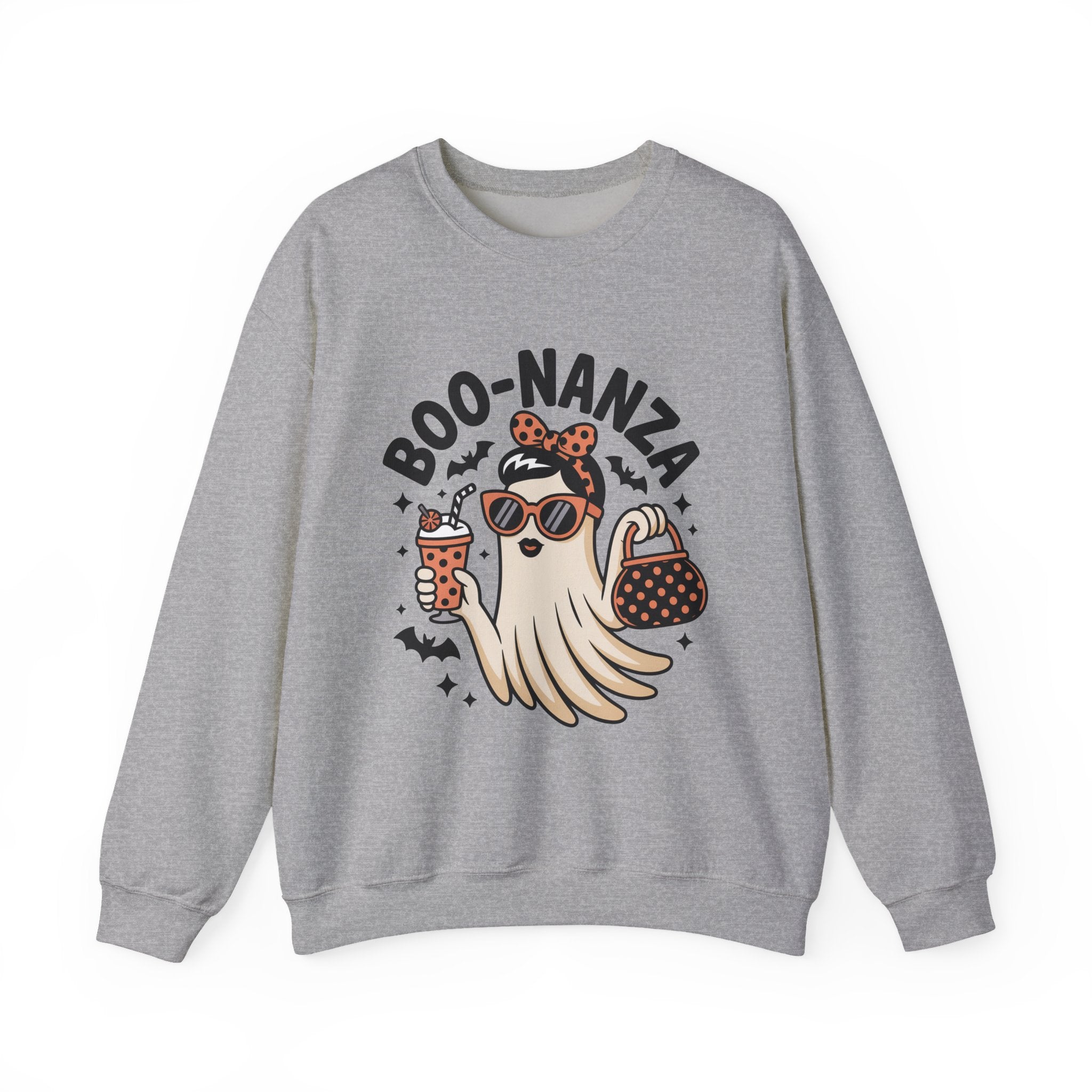 Boo-nanza Ghost Sweatshirt, Funny Halloween Sweatshirt, Boujee Ghost Pullover, Spooky Season Crewneck, Glam Halloween Shirt, Fall Aesthetic Sweatshirt