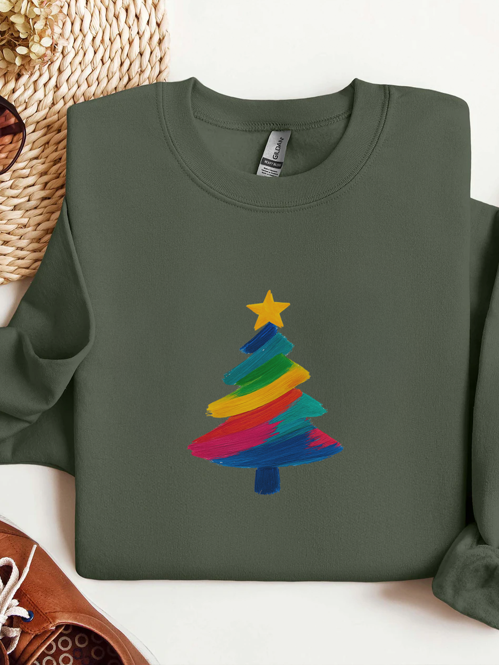 Copy of Christmas Tree Sweatshirt, Merry Christmas Crewneck, Christmas Tree Sweater, Christmas Tree Sweatshirt for Women, Christmas Pine Tree Shirt, Christian Christmas Shirt