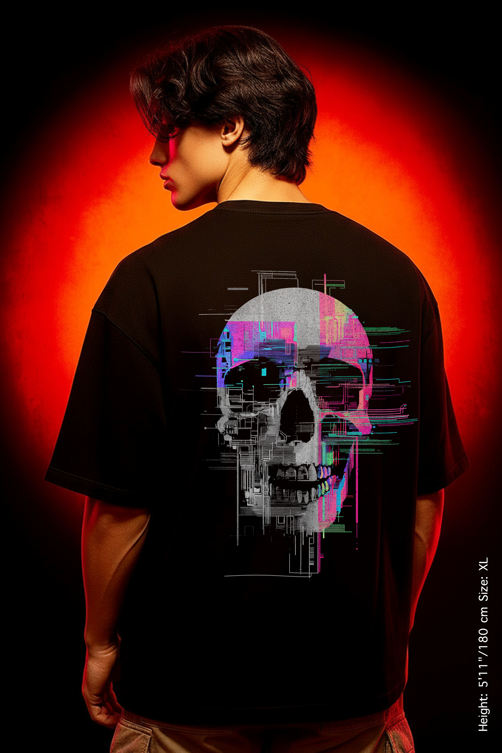 💀 The Glitch in the Machine Tee – You Weren’t Meant to Fit the Code. Glitch Art T-Shirt,  Unisex Graphic Tee, Cyberpunk Style Shirt, Perfect for Music Festivals, Casual Everyday Wear, Unique Gift.
