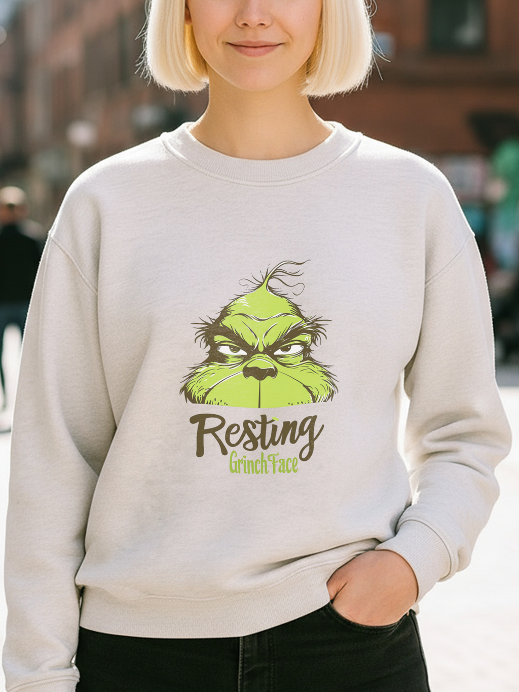Grinch Face Sweatshirt, Grinch Face Crewneck, Grinchmas Sweater, Christmas Grinch Shirt, Christmas Funny Grinch Sweatshirt, Ew People Shirt