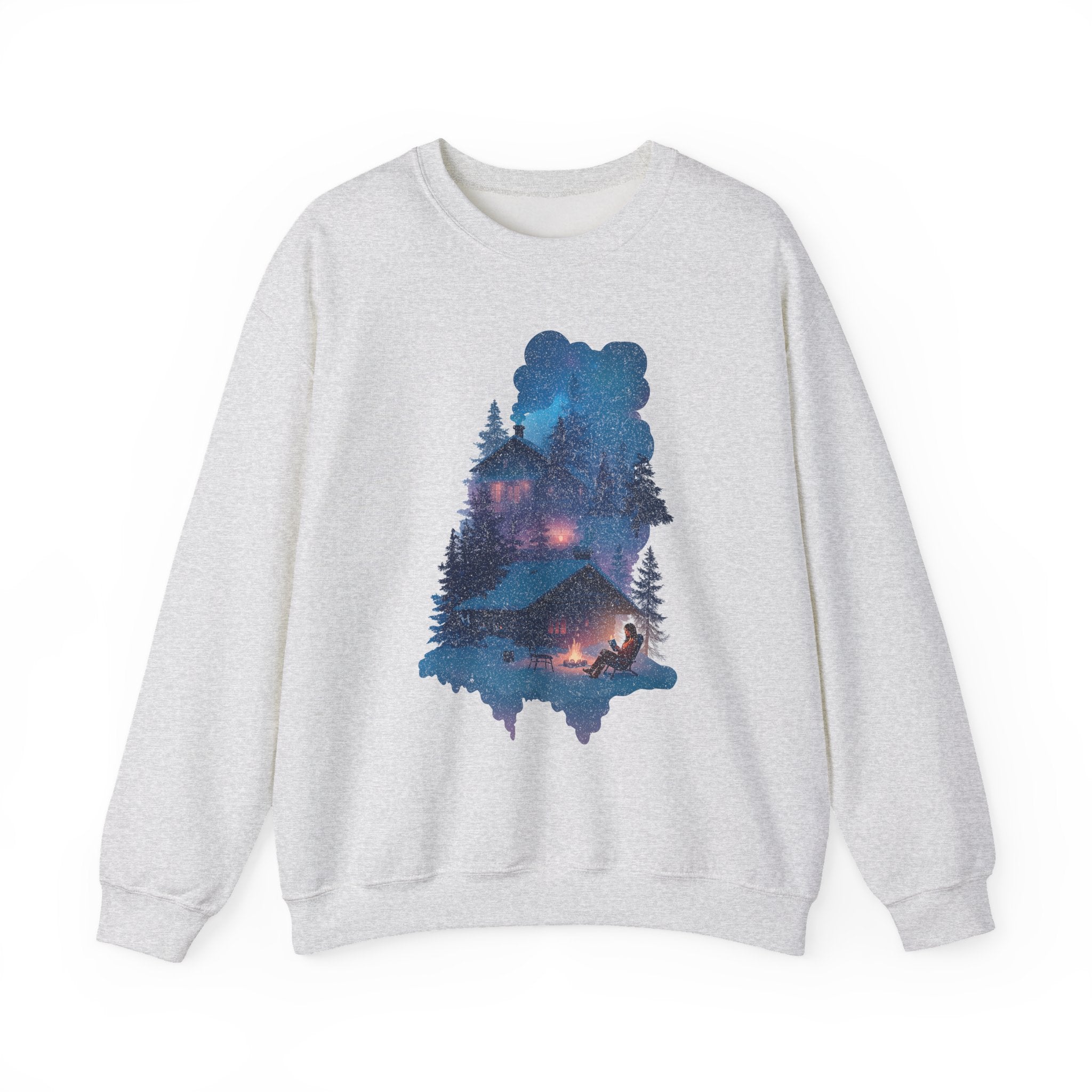 Cozy Cabin Reading Sweatshirt, Vintage Reading Sweatshirt, Booklover Gift, Reader Gift, Librarian Sweatshirt, Bookworm Pullover, Bookish Crewneck