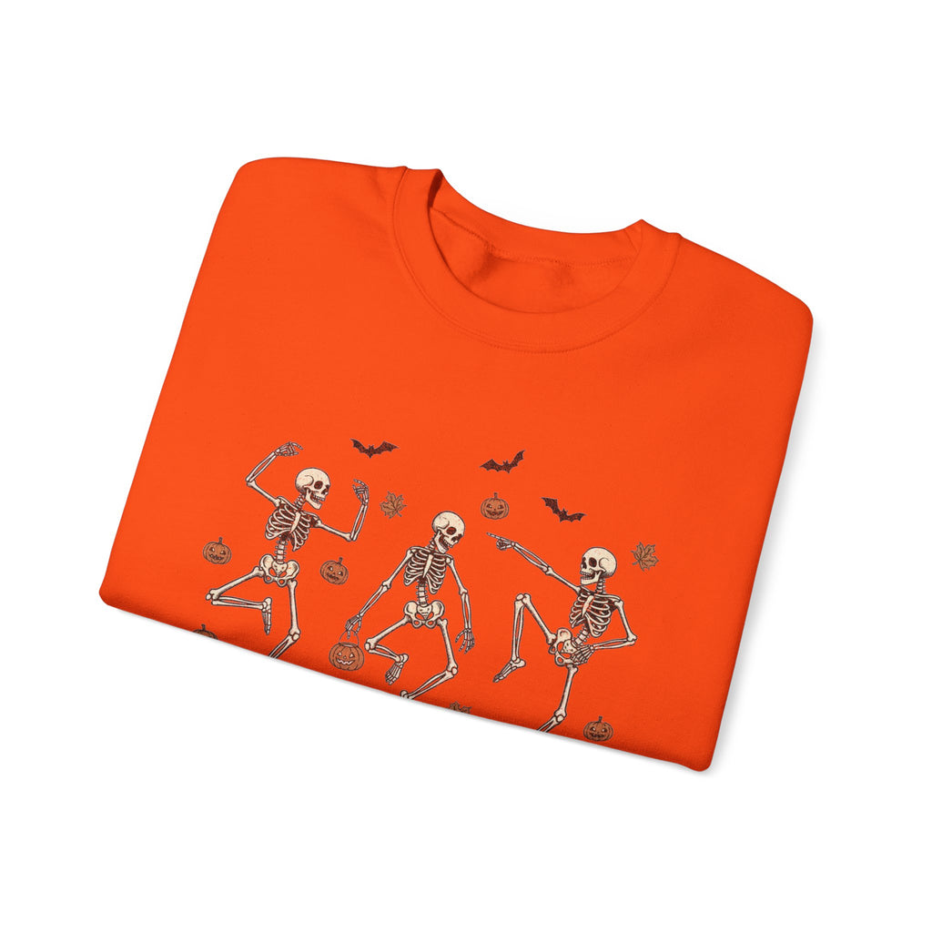 Dancing Bones Crewneck – Fall's Favorite Undead Fit, Unisex Heavy Blend™ Crewneck Sweatshirt