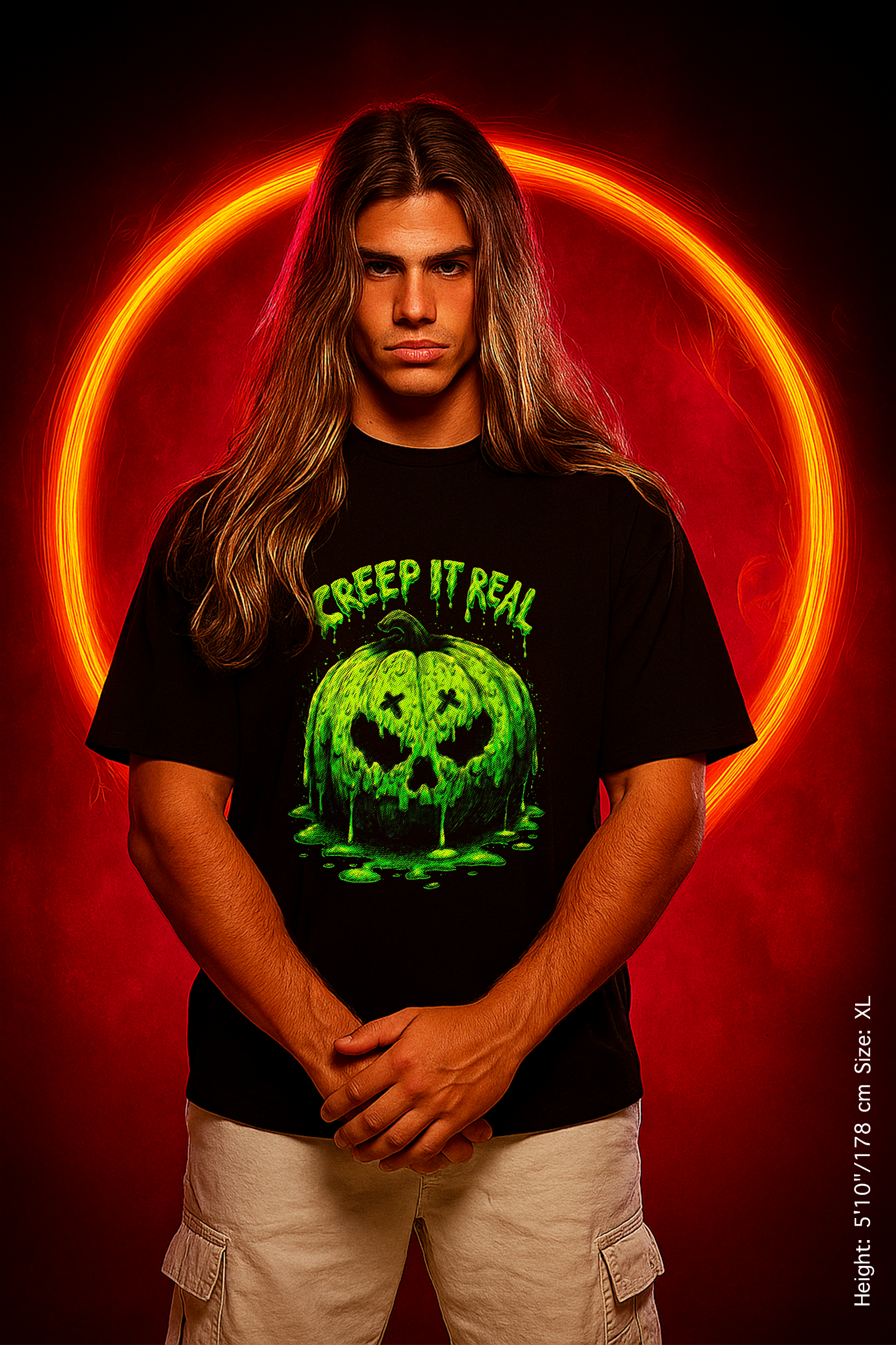Creep It Real Tee – Slime, Sass & Spooky Vibes. Unisex Garment-Dyed T-shirt