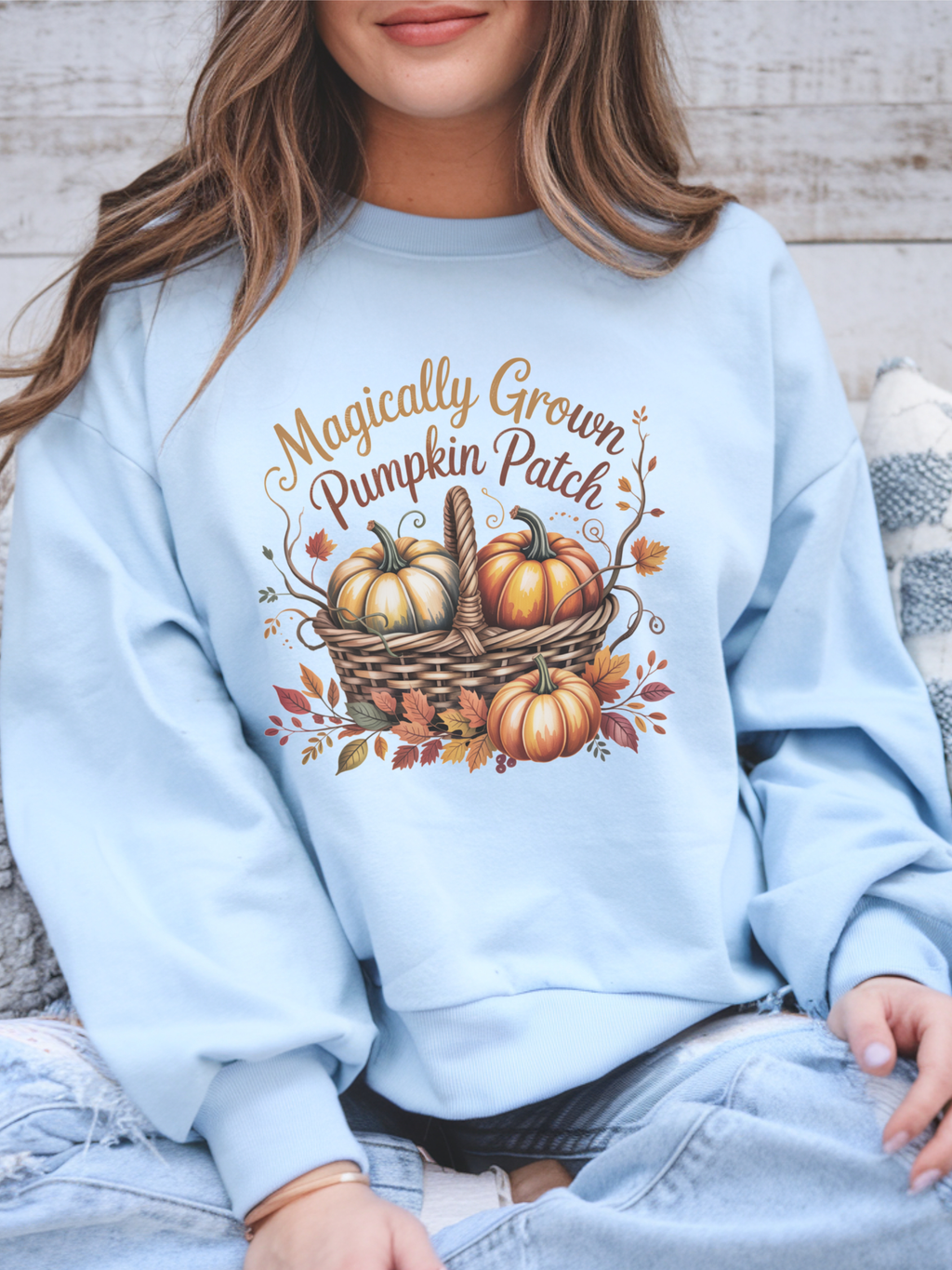 Pumpkin Patch Sweatshirt, Halloween Pumpkin Crewneck, Cute Fall Sweater, Pumpkin Farm Shirt, Halloween Gift, Cozy Fall Aesthetic Shirt