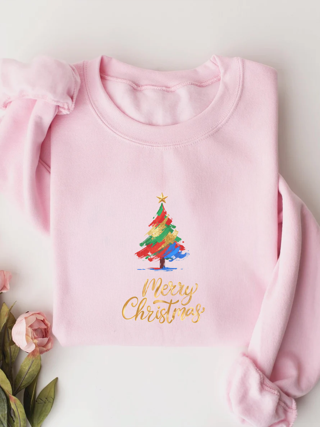 Christmas Tree Sweatshirt, Merry Christmas Crewneck, Christmas Tree Sweater, Christmas Tree Sweatshirt for Women, Christmas Pine Tree Shirt, Christian Christmas Shirt