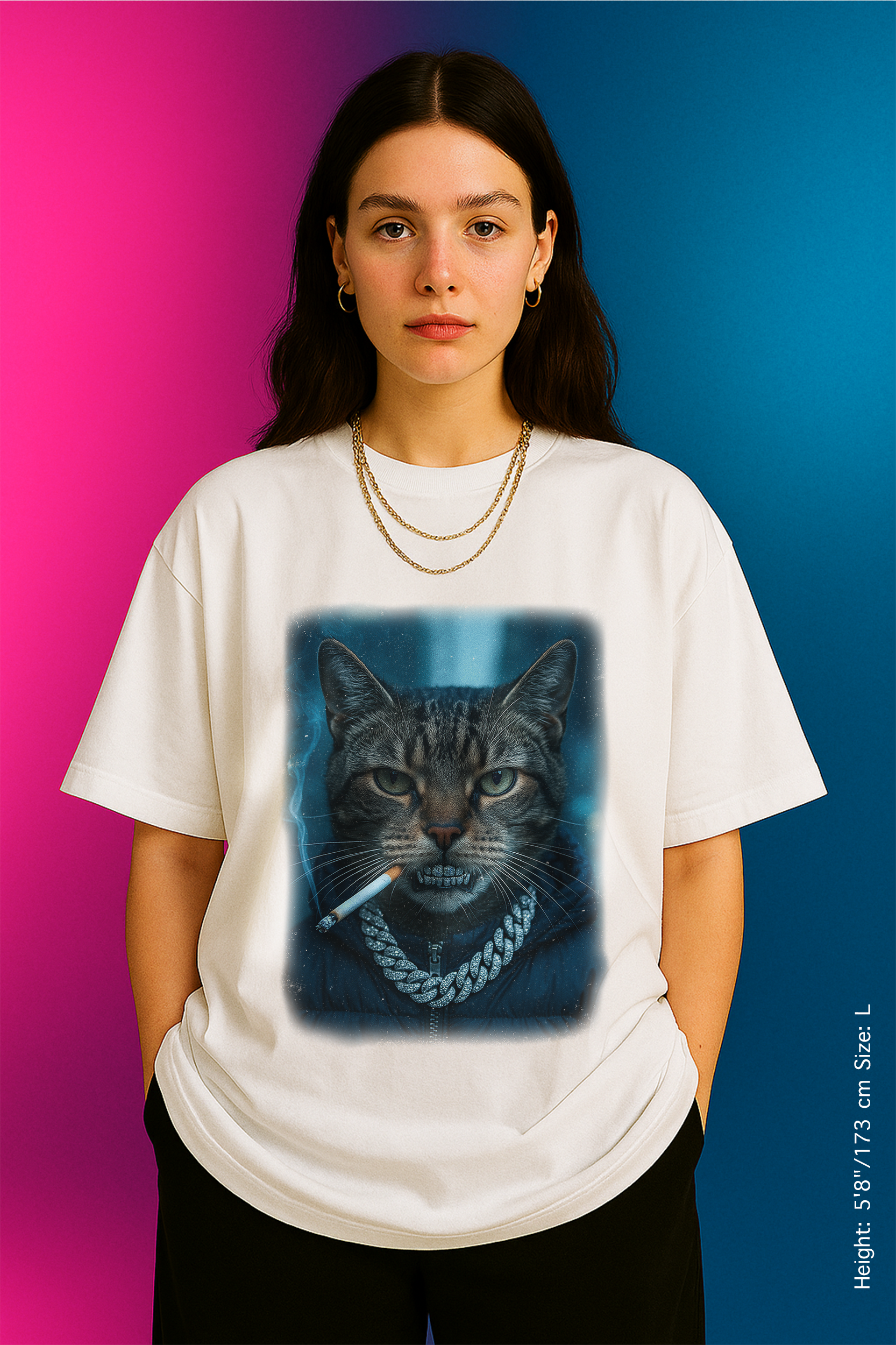 Ice Paws Tee – Cold Look, Heavy Drip, Unisex Garment-Dyed T-shirt