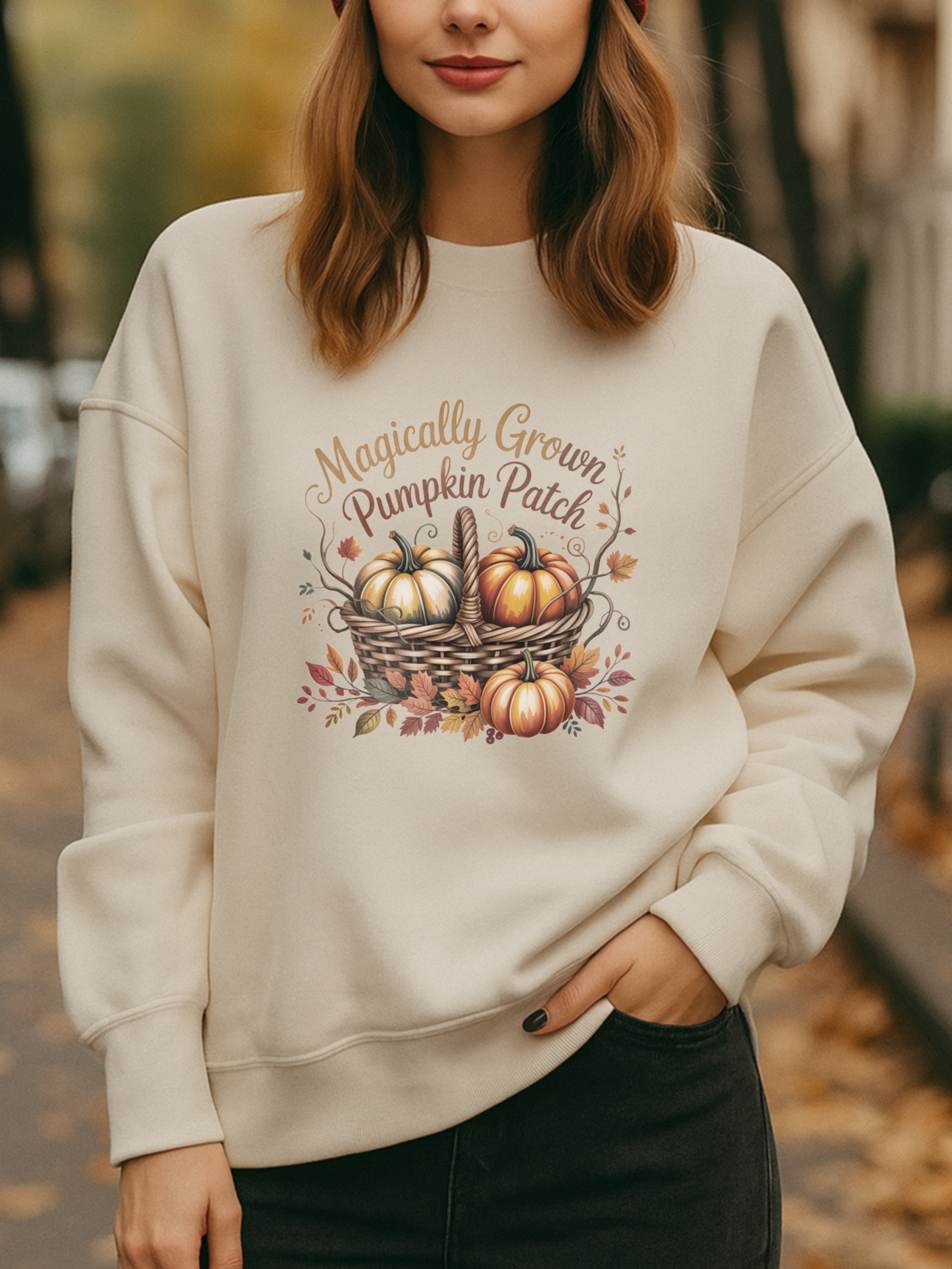 Pumpkin Patch Sweatshirt, Halloween Pumpkin Crewneck, Cute Fall Sweater, Pumpkin Farm Shirt, Halloween Gift, Cozy Fall Aesthetic Shirt