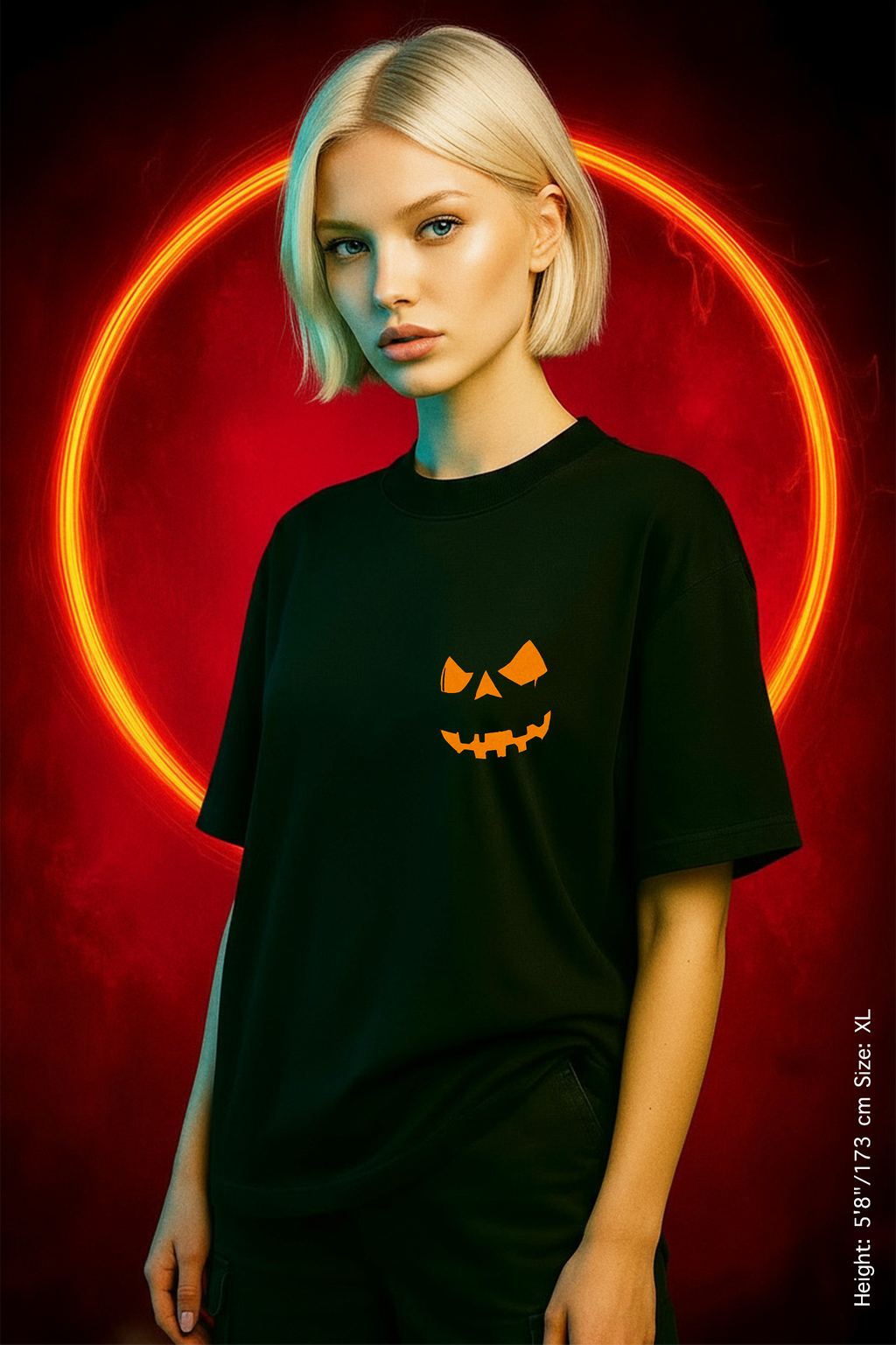 🎃 Spooky Vibes Only Pocket Print Tee - Classic Creep Mode Activated. Unisex Garment-Dyed Halloween T-Shirt, Spooky Vibes Only Tee, Pumpkin Graphic Tee, Fall Festival Shirt, Halloween Party Outfit