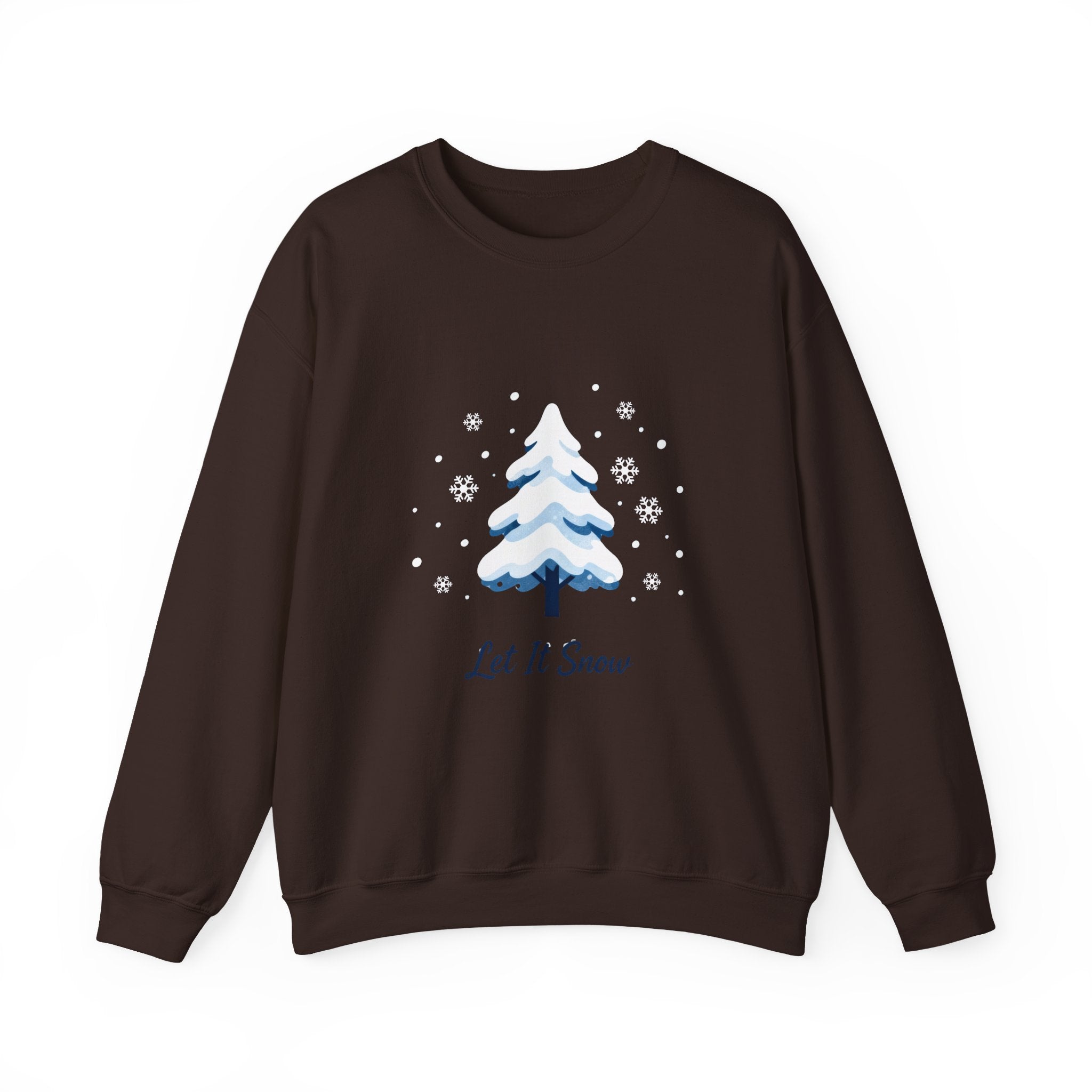 Let It Snow Sweatshirt, Christmas Tree Crewneck, Woman Winter Sweatshirt, Christmas Shirts for Women, Winter Sweatshirt, Winter Gift for Women