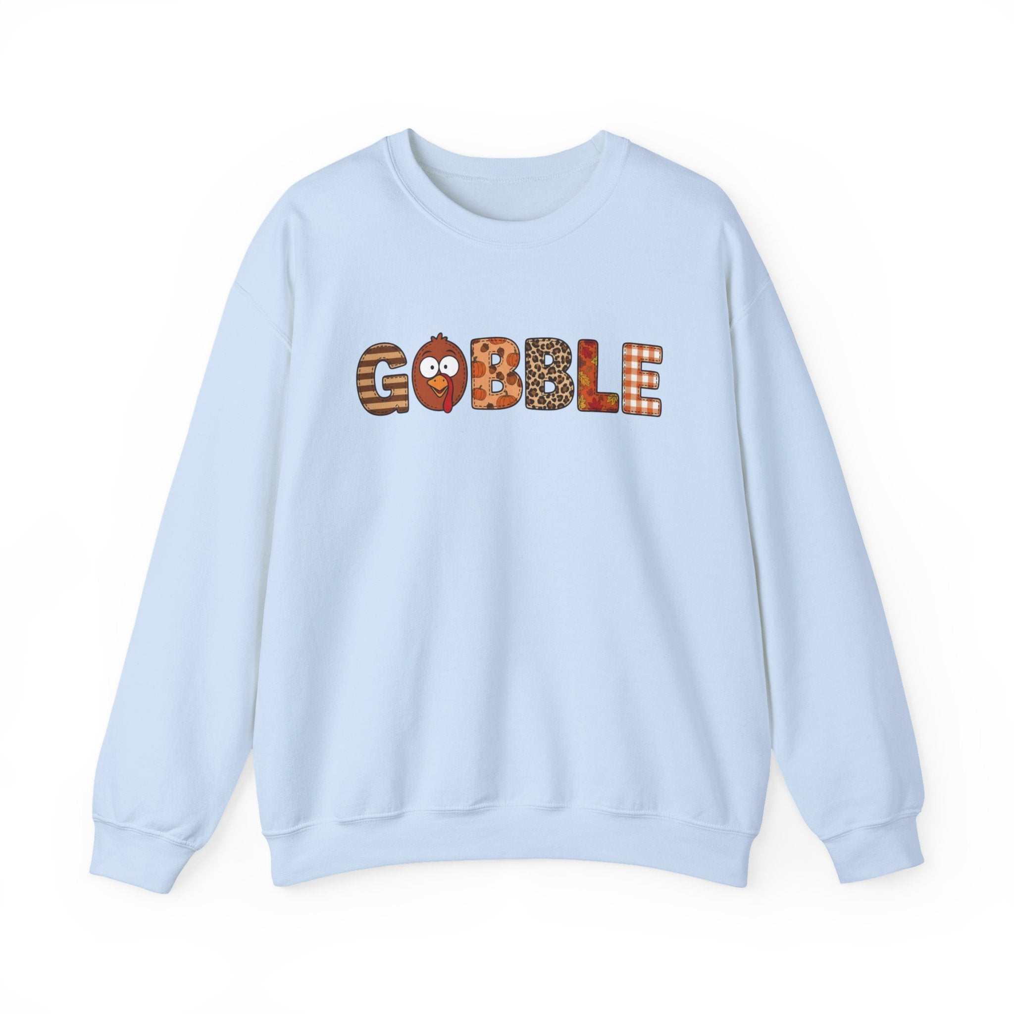 Gobble Thanksgiving Sweatshirt, Cute Thanksgiving Turkey Crewneck, Matching Thanksgiving Shirt, Family Thanksgiving Shirt, Womens Thanksgiving Shirt