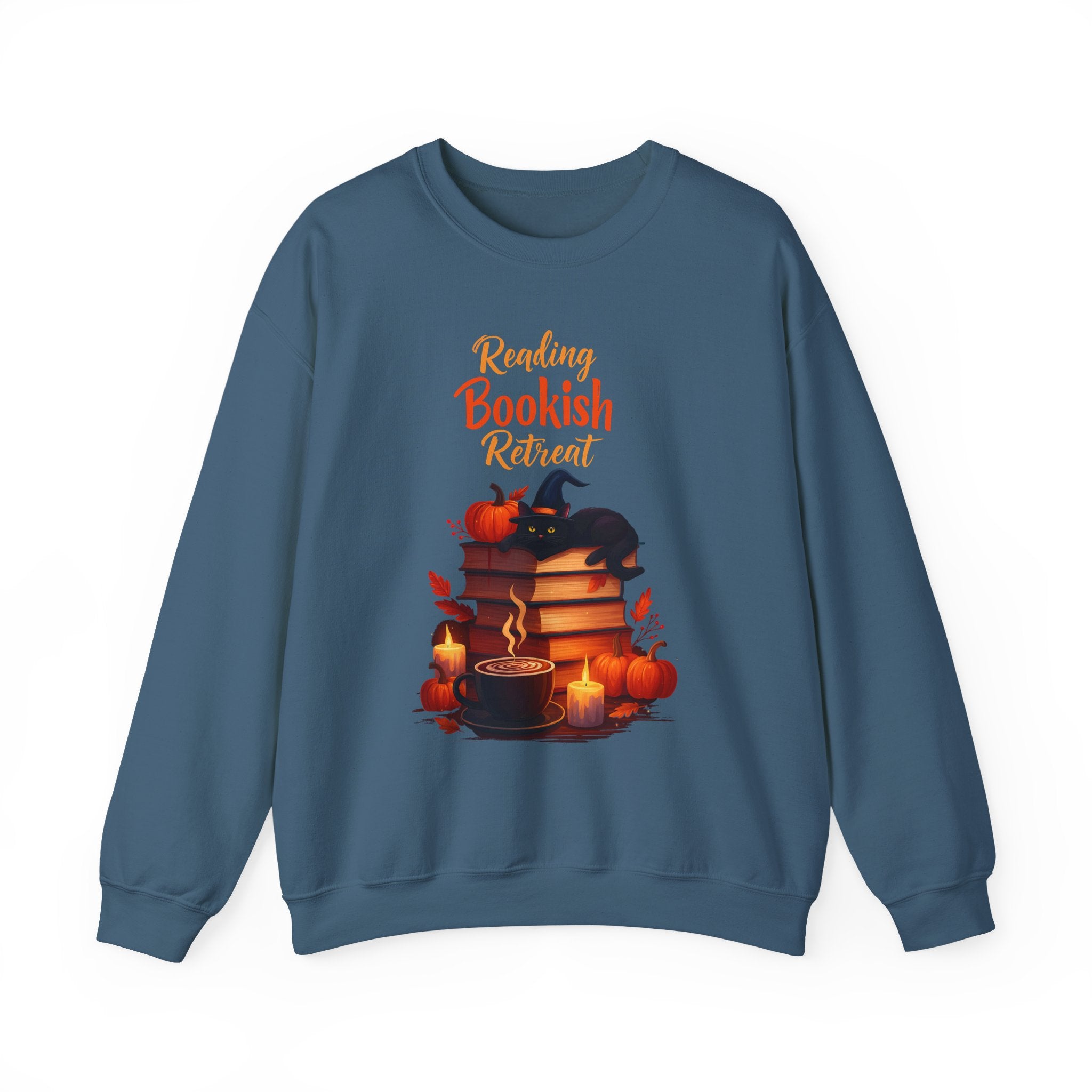 Reading Bookish Retreat Sweatshirt, Vintage Reading Sweatshirt, Booklover Gift, Reader Gift, Librarian Sweatshirt, Bookworm Pullover, Bookish Crewneck