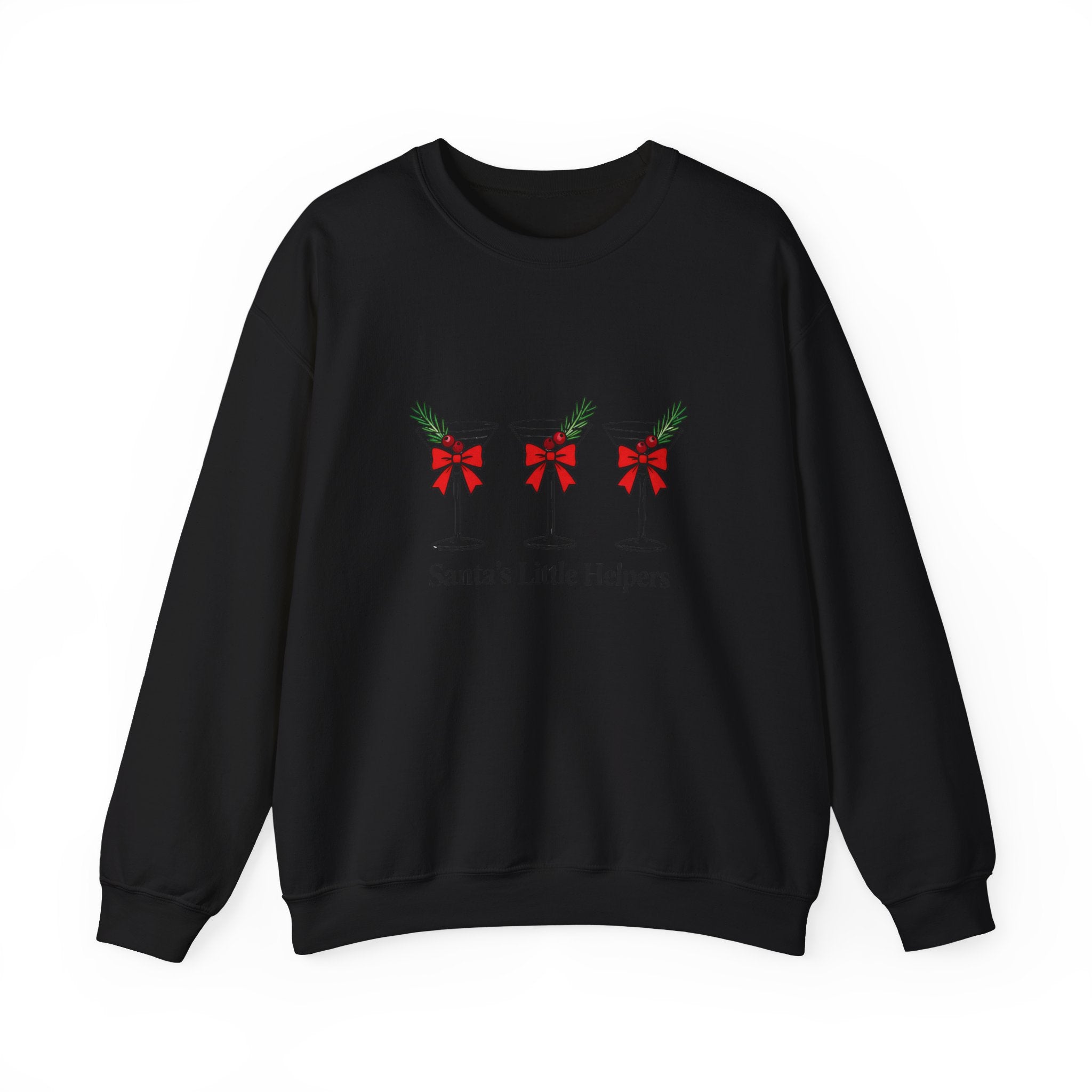 Santa's Little Helpers Sweatshirt, Christmas Woman Crewneck, Womens Christmas Shirt, Christmas Gift, Funny Christmas Shirt, Festive Holiday Gift