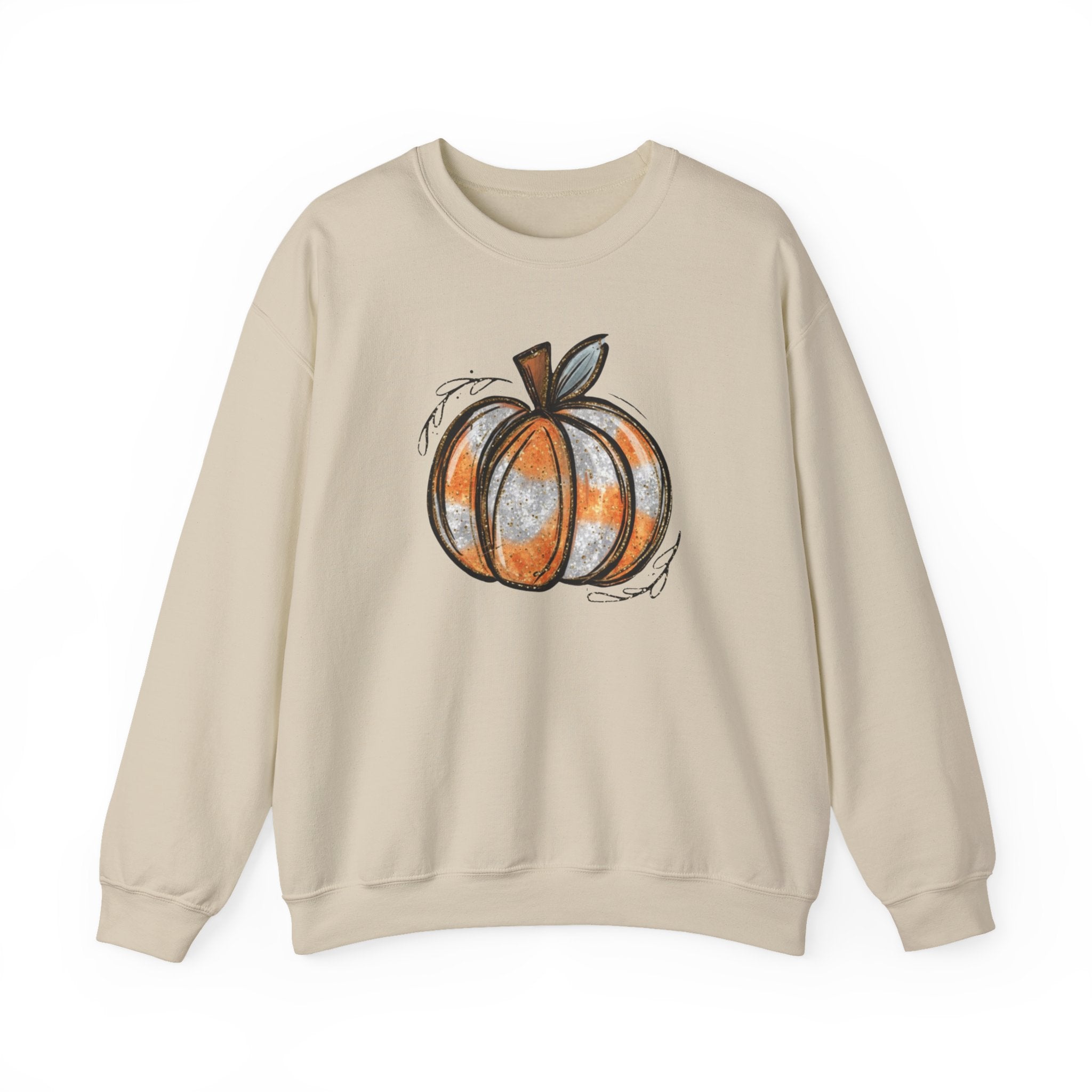 Pumpkin Sweatshirt, Boho Pumpkin Fall Crewneck, Patchwork Pumpkin Sweater, Cute Autumn Sweatshirt, Fall Harvest Shirt, Pumpkin Patch Woman Tee