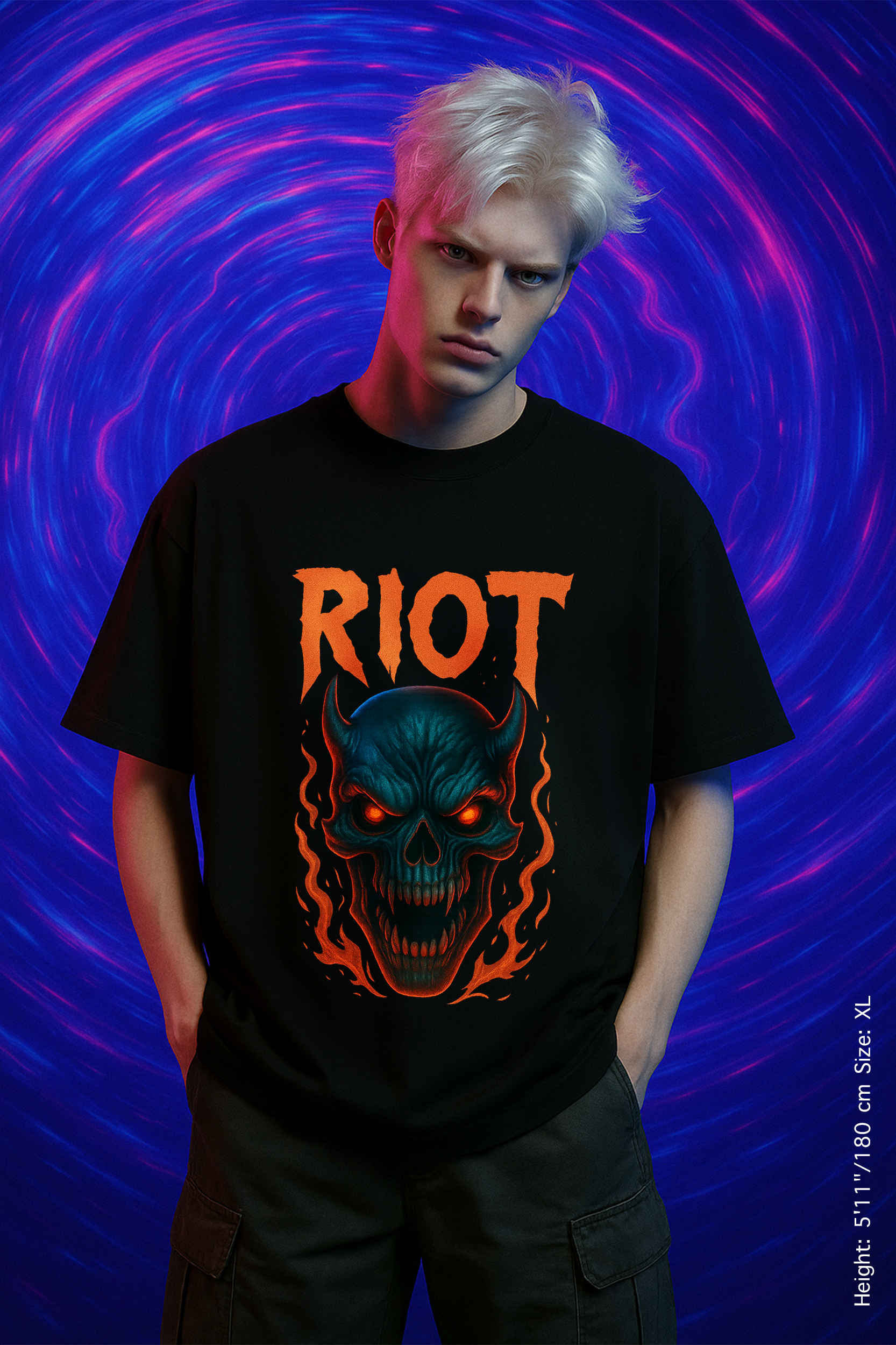 RIOT Tee – Raise Hell in Style. Unisex Garment-Dyed T-shirt