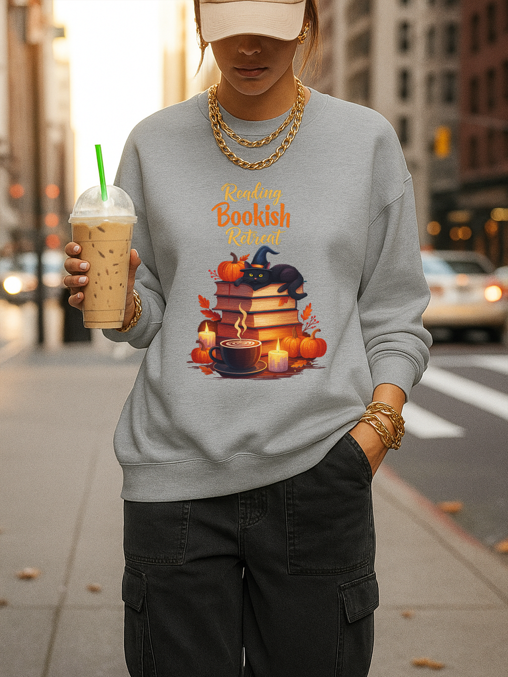 Reading Bookish Retreat Sweatshirt, Vintage Reading Sweatshirt, Booklover Gift, Reader Gift, Librarian Sweatshirt, Bookworm Pullover, Bookish Crewneck