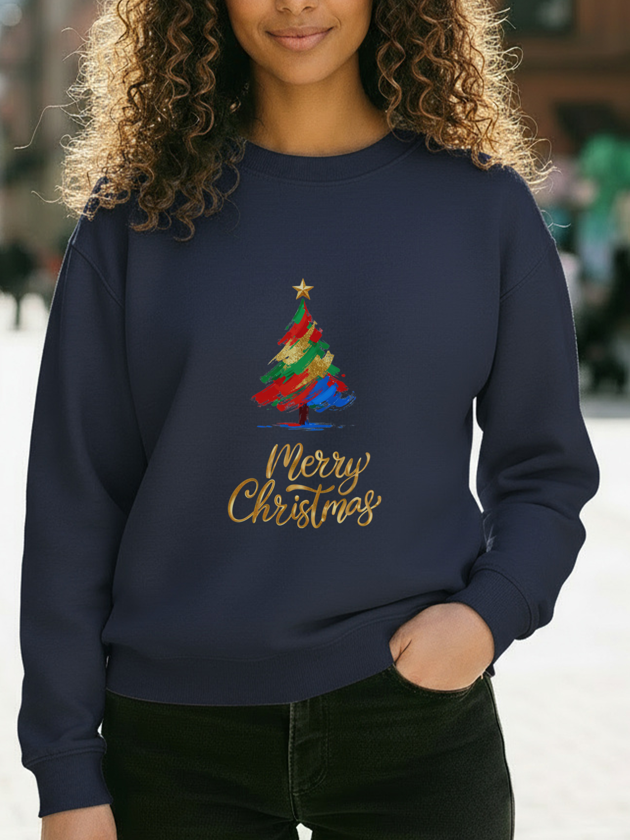 Christmas Tree Sweatshirt, Merry Christmas Crewneck, Christmas Tree Sweater, Christmas Tree Sweatshirt for Women, Christmas Pine Tree Shirt, Christian Christmas Shirt