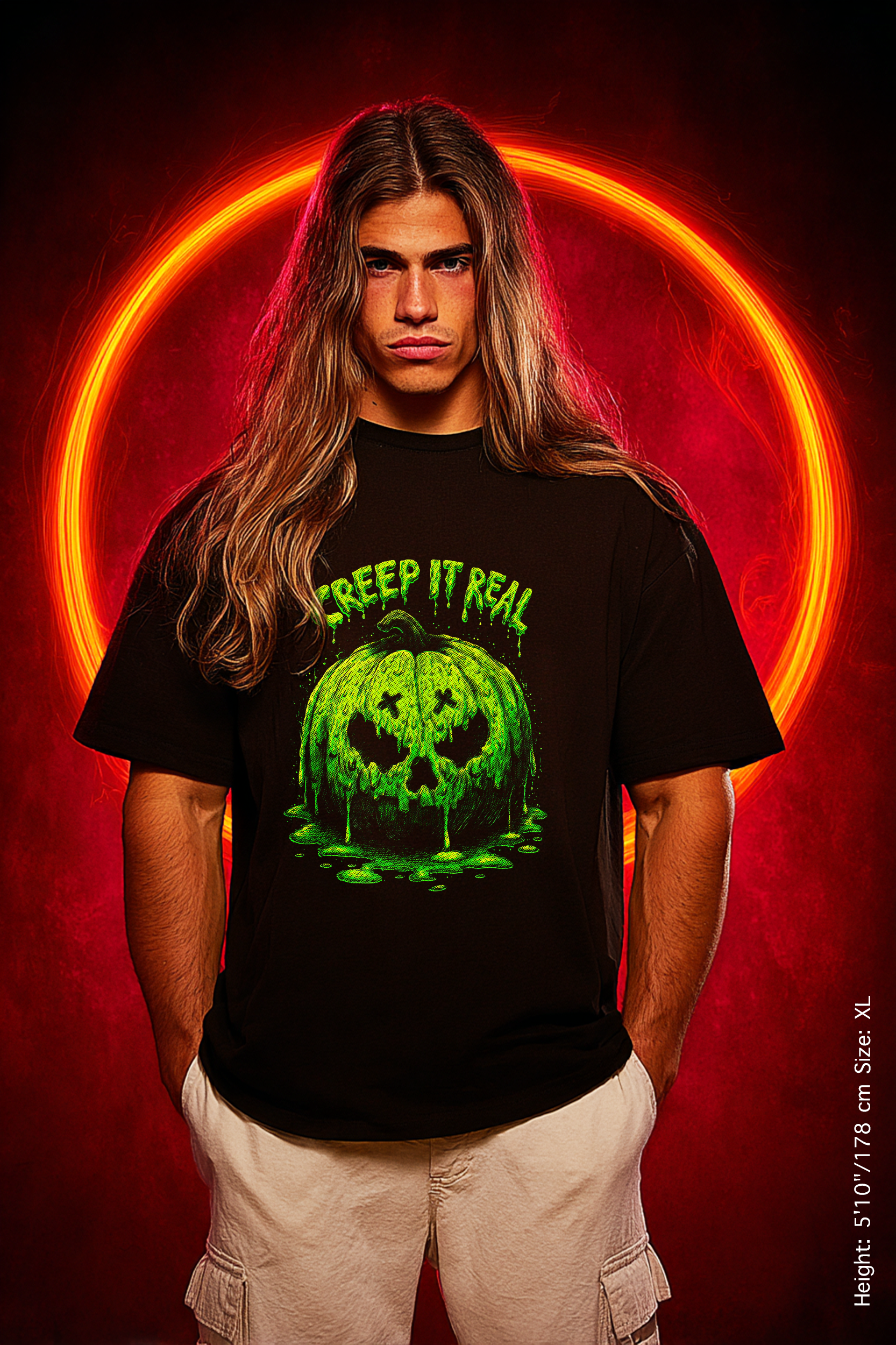 Creep It Real Tee – Slime, Sass & Spooky Vibes. Unisex Garment-Dyed T-shirt