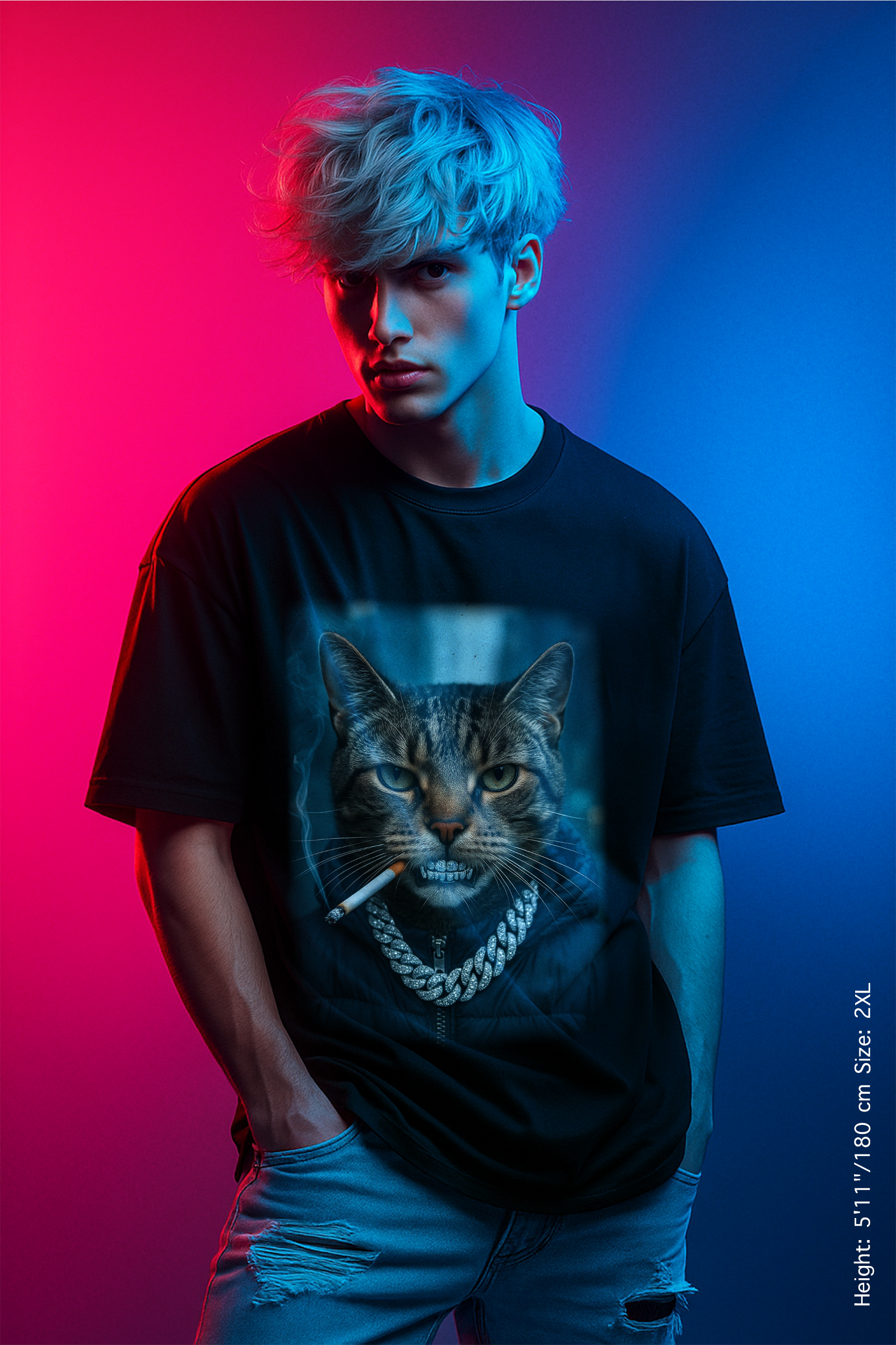 Ice Paws Tee – Cold Look, Heavy Drip, Unisex Garment-Dyed T-shirt