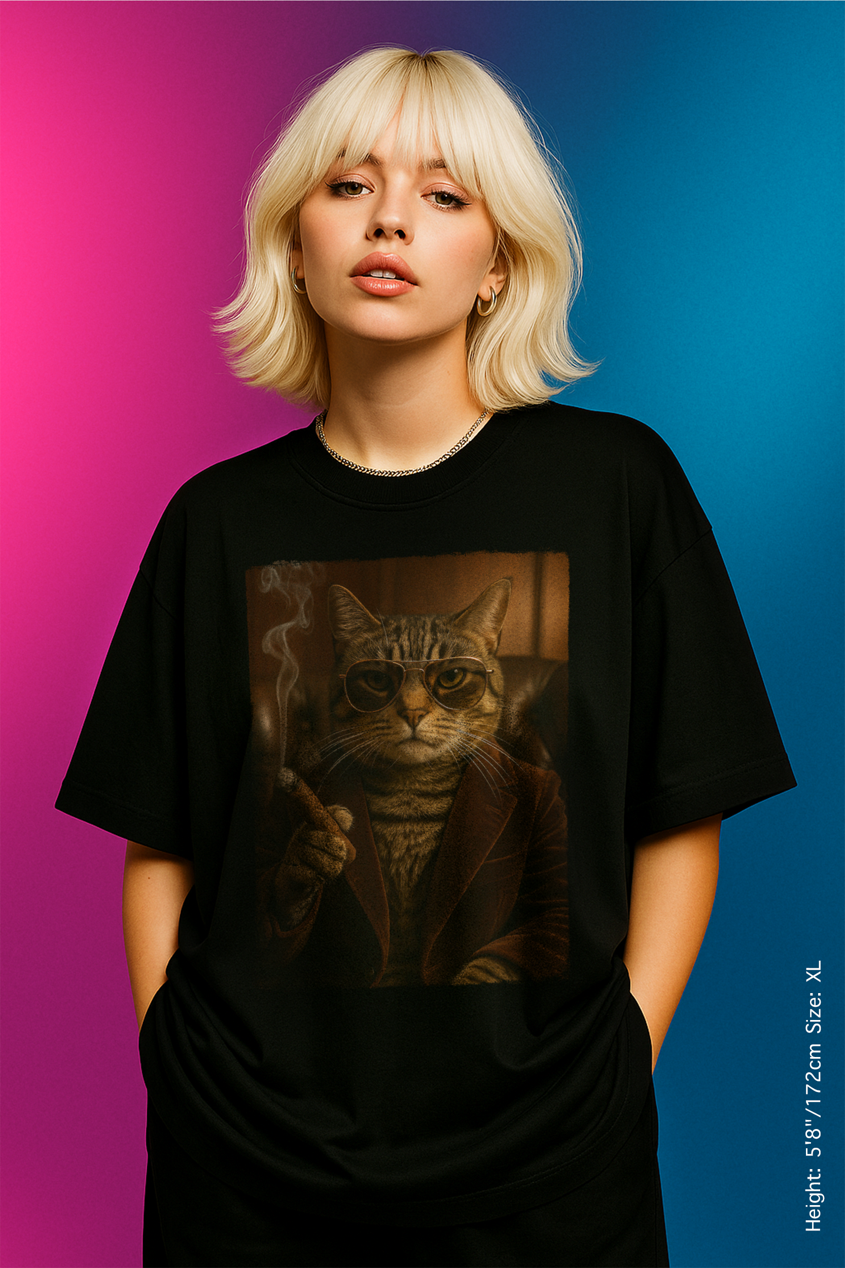 The Don Tee – Premium Feline Authority. Unique Gift for Cat Lovers, Funny Cat Tee, Casual Wear, Perfect for Birthdays, Holidays, or Everyday