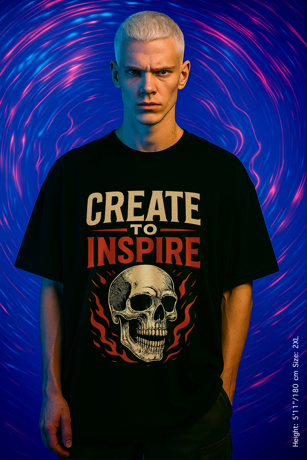 Create to Inspire Tee – Art With Edge. Unisex T-Shirt, Motivational Tee, Art Enthusiast Gift, Creative Mindwear, Gift for Artists, DIY Apparel