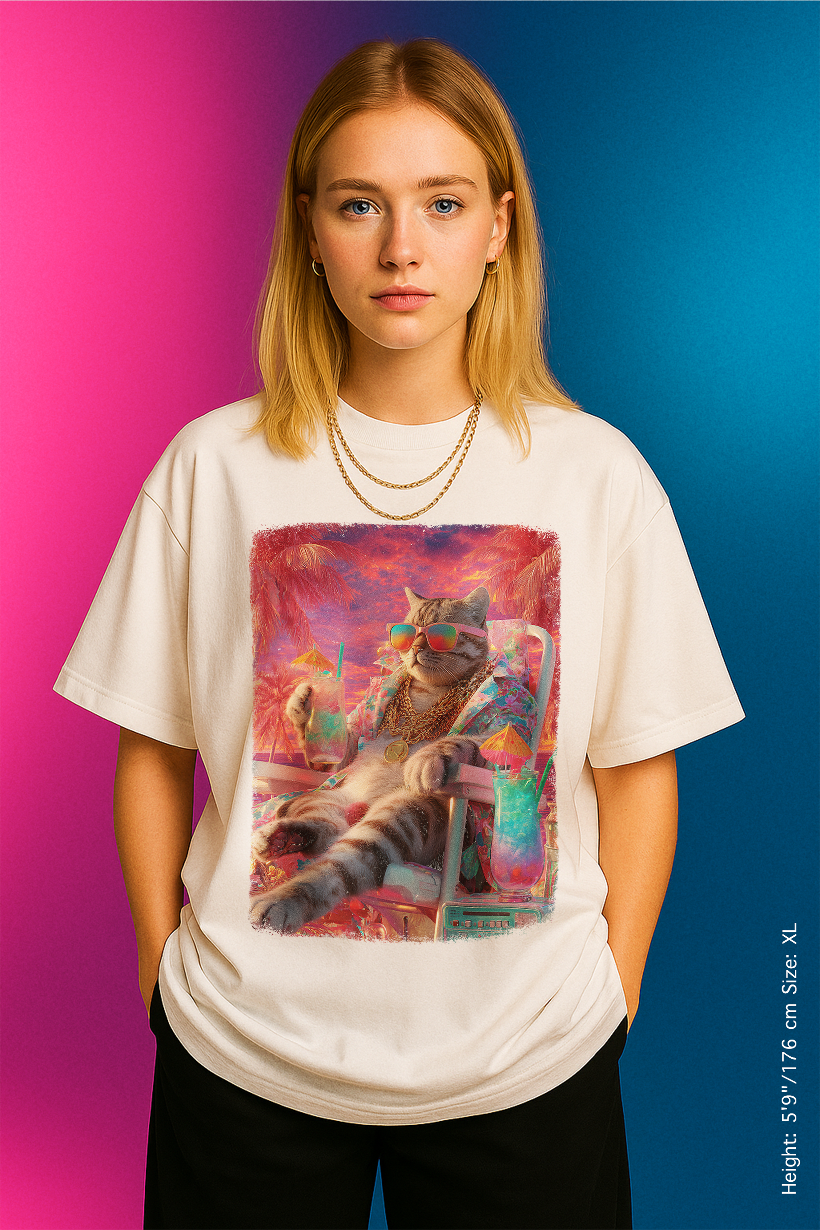 Purradise Trip Tee – Premium Chill Mode Activated, Cotton Tee for Cat Lovers, Gift for Pet Owners, Fun Outing Wear, Stylish Casual Tee