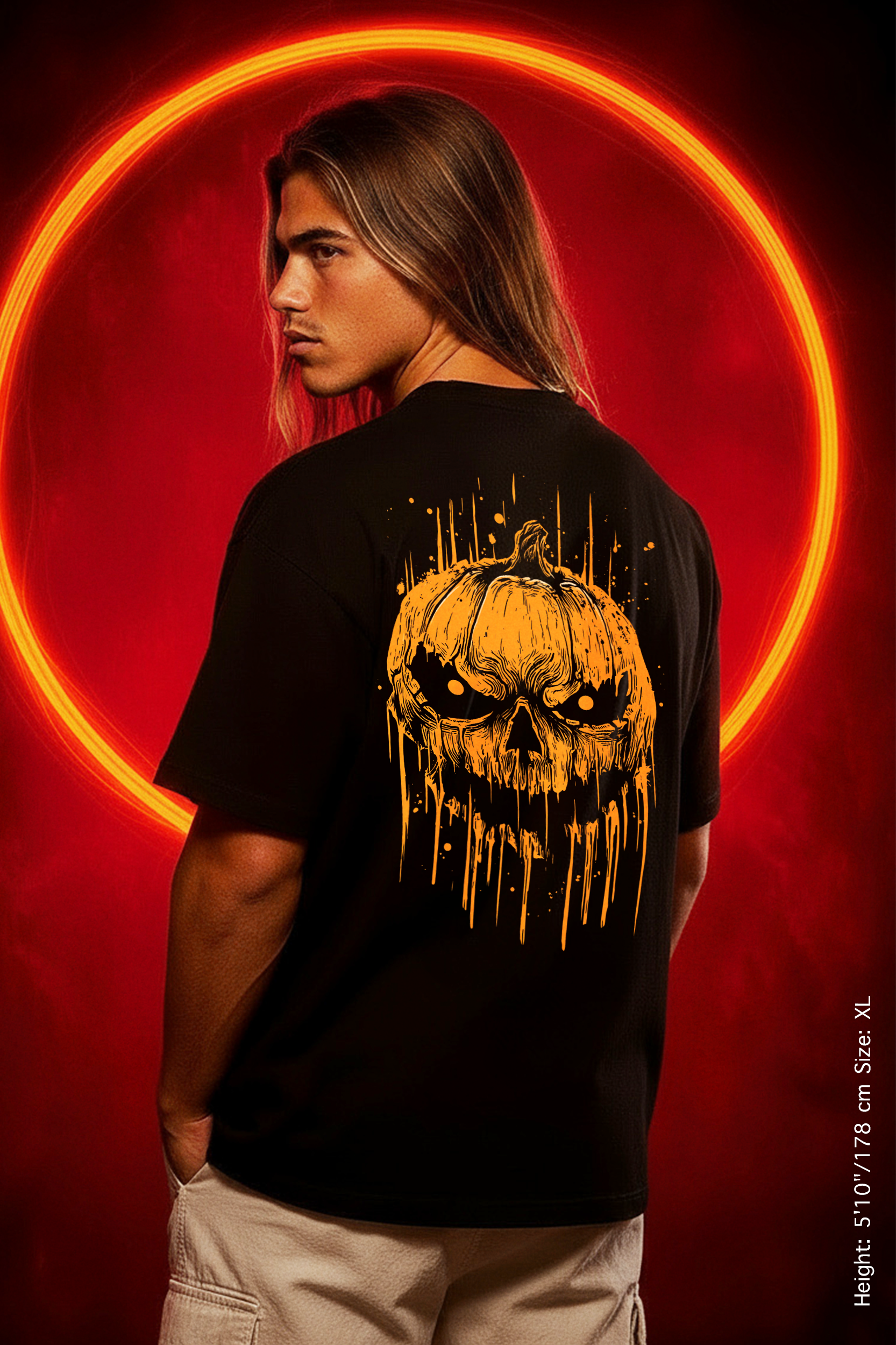 🎃 Carved Chaos Tee - From Chill to Kill in One Turn. Halloween Pumpkin Graphic T-shirt, Casual Fall Tee, Unisex T-Shirt, Spooky Shirt, Carved Chaos Design, Autumn Outfit