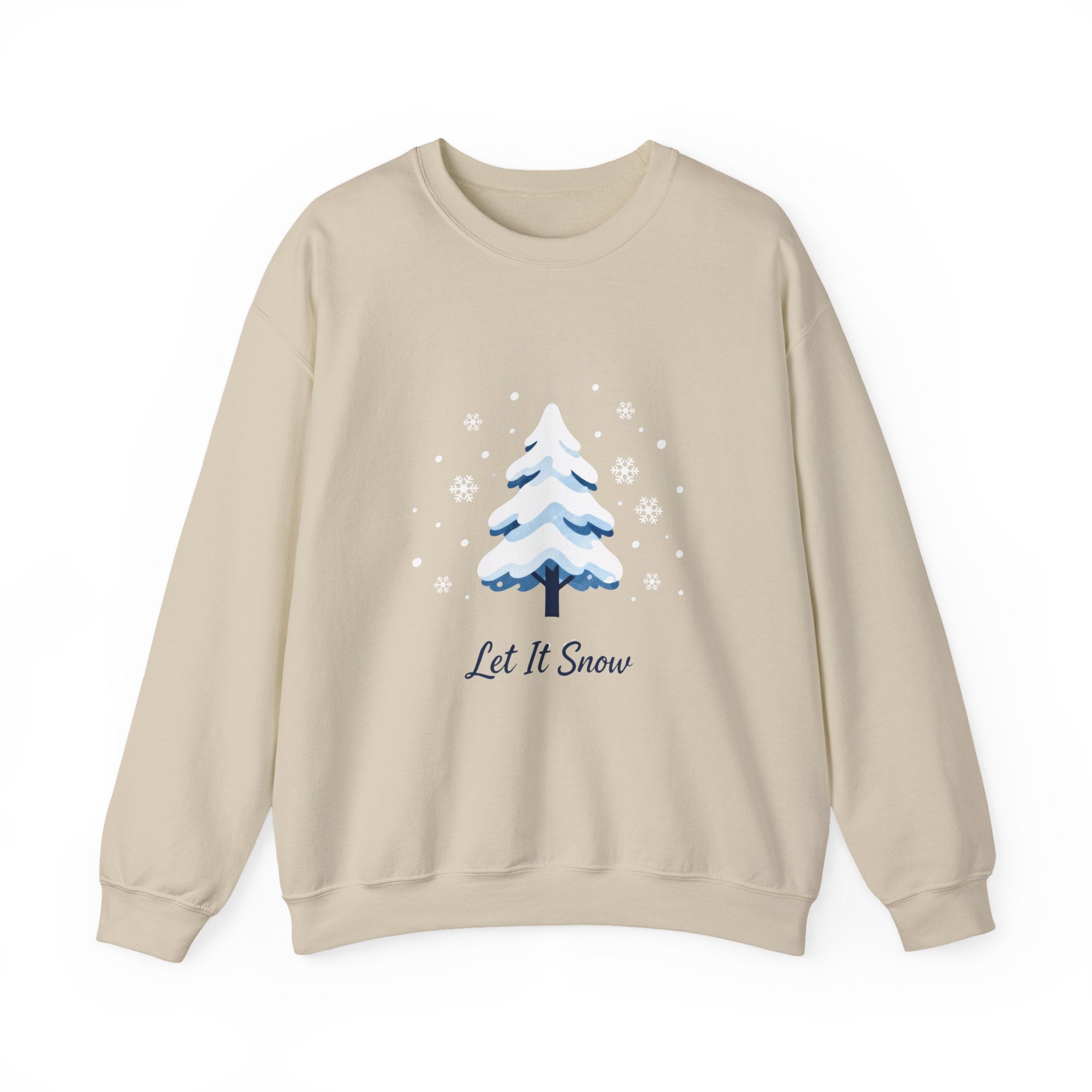 Let It Snow Sweatshirt, Christmas Tree Crewneck, Woman Winter Sweatshirt, Christmas Shirts for Women, Winter Sweatshirt, Winter Gift for Women