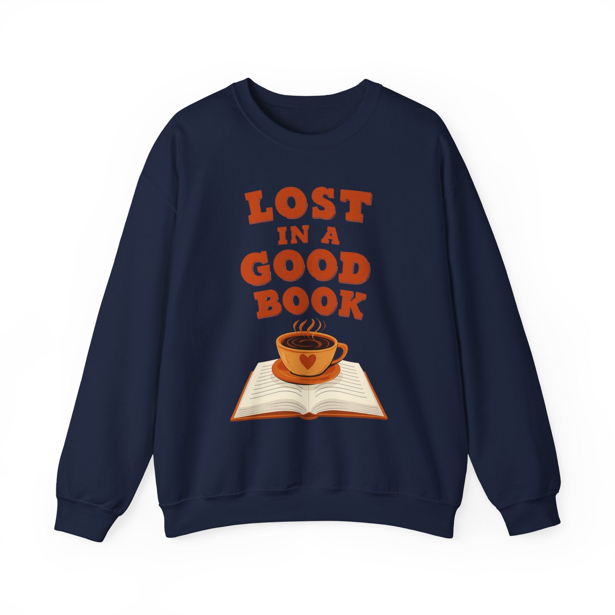 Lost in a Good Book Sweatshirt, Vintage Reading Sweatshirt, Booklover Gift, Reader Gift, Librarian Sweatshirt, Bookworm Pullover, Bookish Crewneck