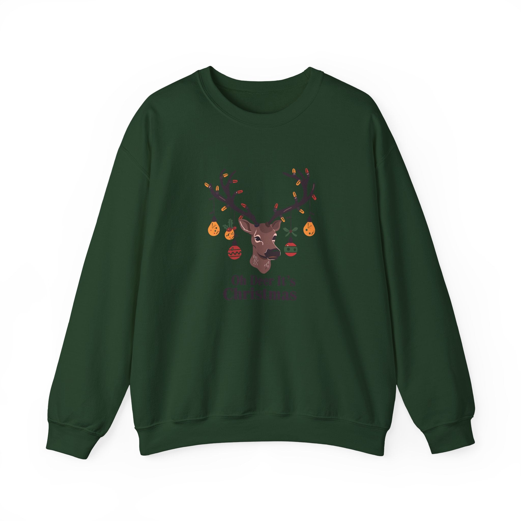 Copy of Oh Dear Christmas Sweatshirt, Deer Christmas Crewneck, Cute Christmas Woman Sweater, Christmas Gift Sweater, Holiday Shirt, Xmas Sweatshirt