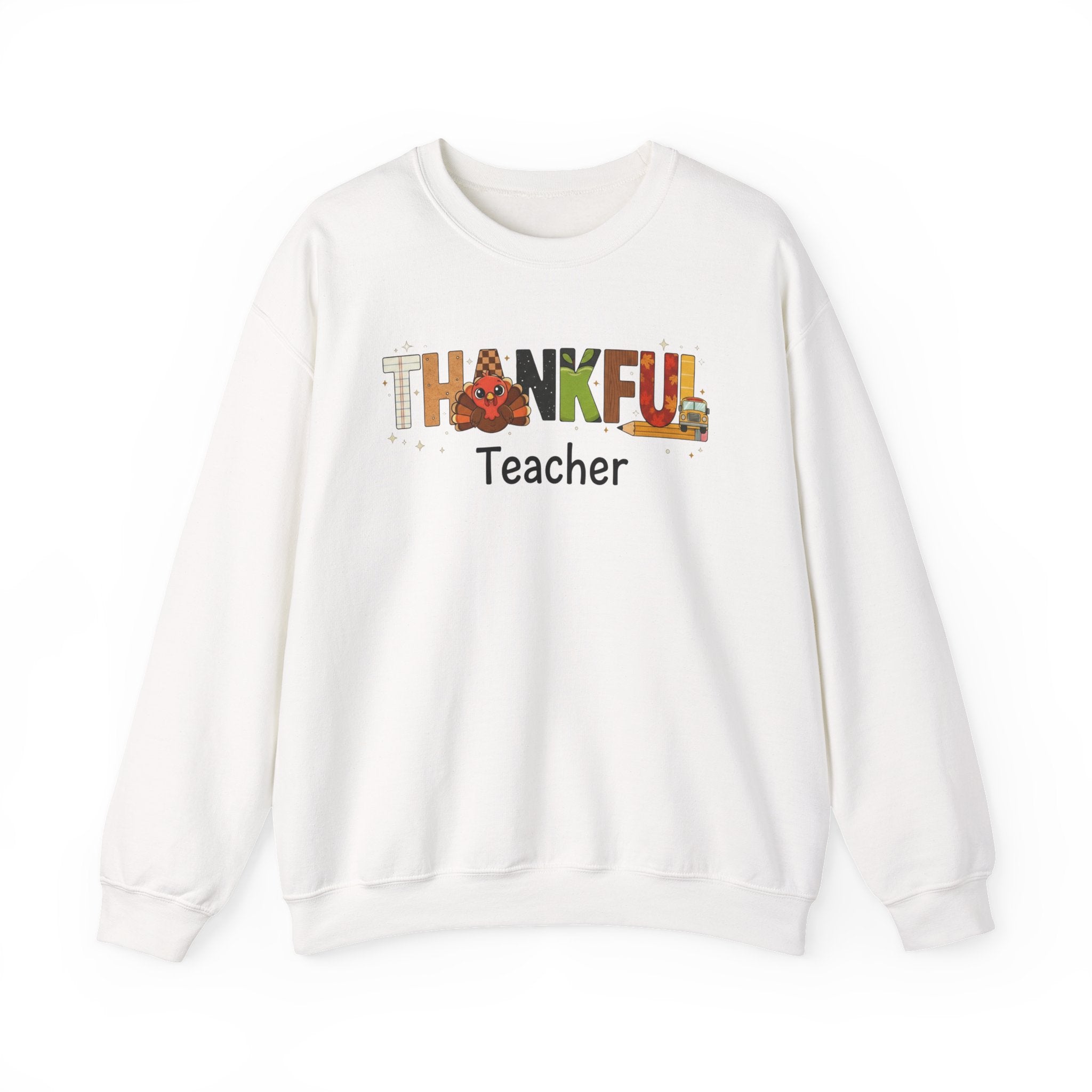 Thankful Teacher Sweatshirt, Turkey Teacher Crewneck, Thanksgiving Teacher Shirt, Kindergarten Teacher Sweatshirt, First Grade Teacher Shirt, Teacher Gift