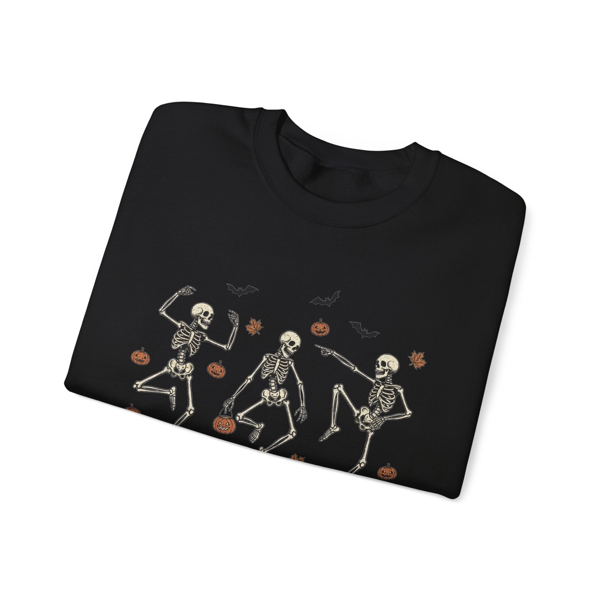 Dancing Bones Crewneck – Fall's Favorite Undead Fit, Unisex Heavy Blend™ Crewneck Sweatshirt