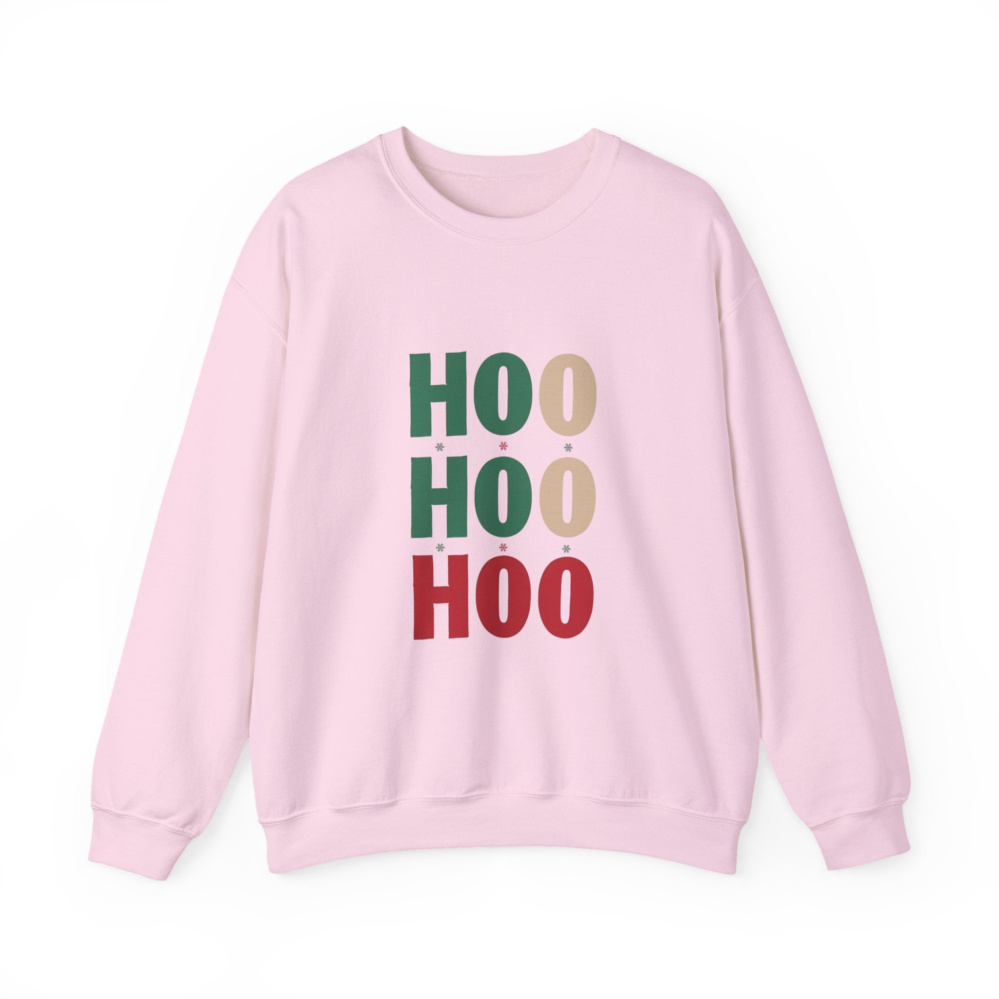 Ho Ho Ho Sweatshirt, Christmas Woman Crewneck, Xmas Sweater, Pink Girly Christmas, Happy Holiday Shirt, Christmas Woman Gift