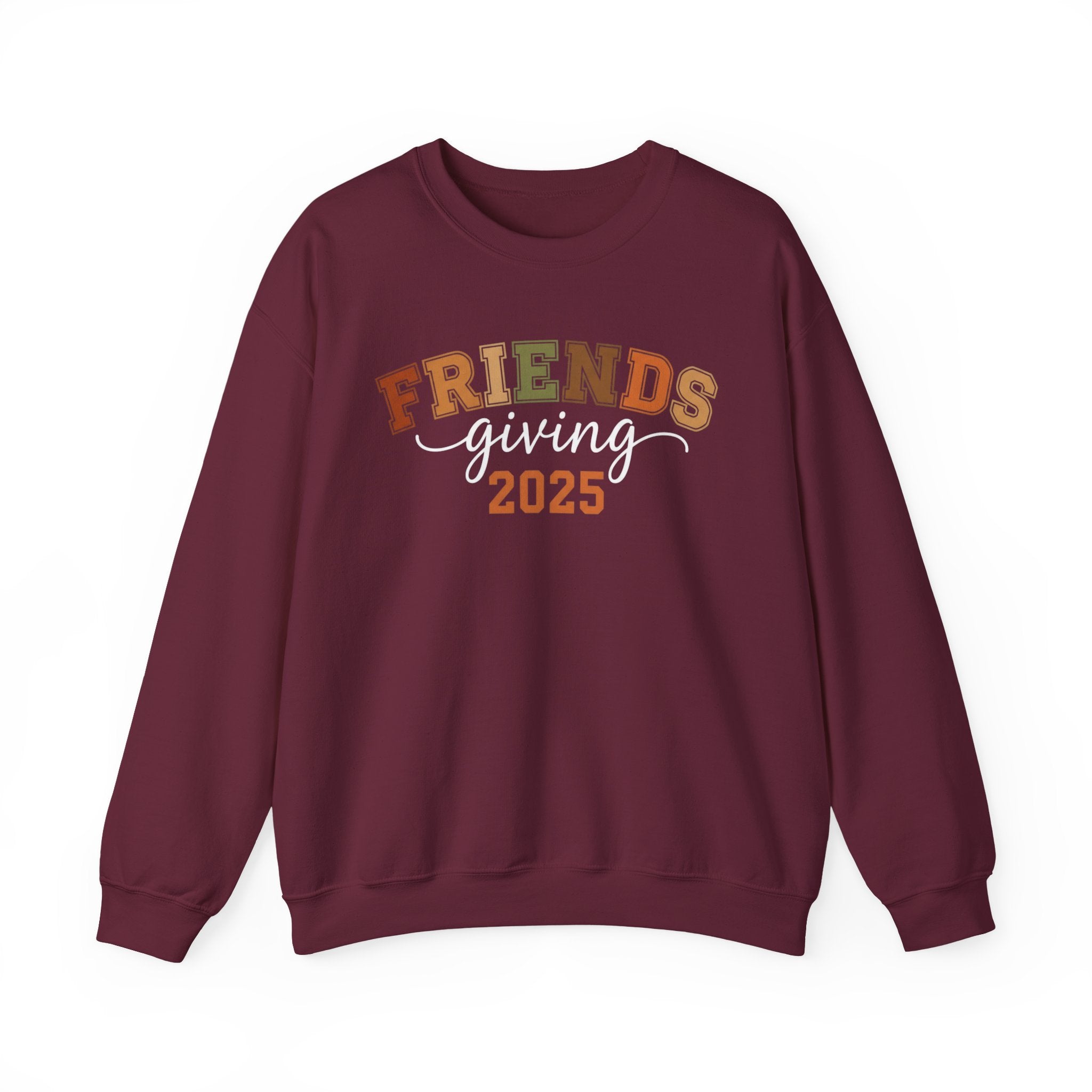Friends Giving Sweatshirt, Thanksgiving Friends Crewneck, Friends Thanksgiving Sweatshirt, Friends Thanksgiving Gift Shirt, Friendsgiving 2025 Shirt