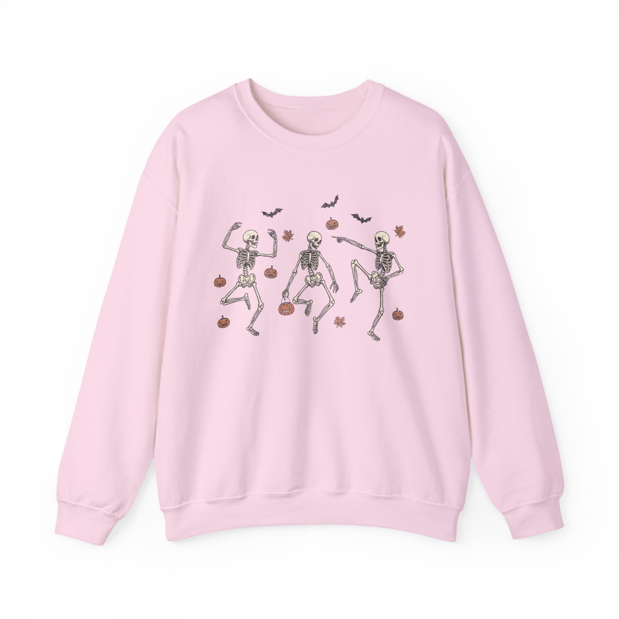 Dancing Bones Crewneck – Fall's Favorite Undead Fit, Unisex Heavy Blend™ Crewneck Sweatshirt