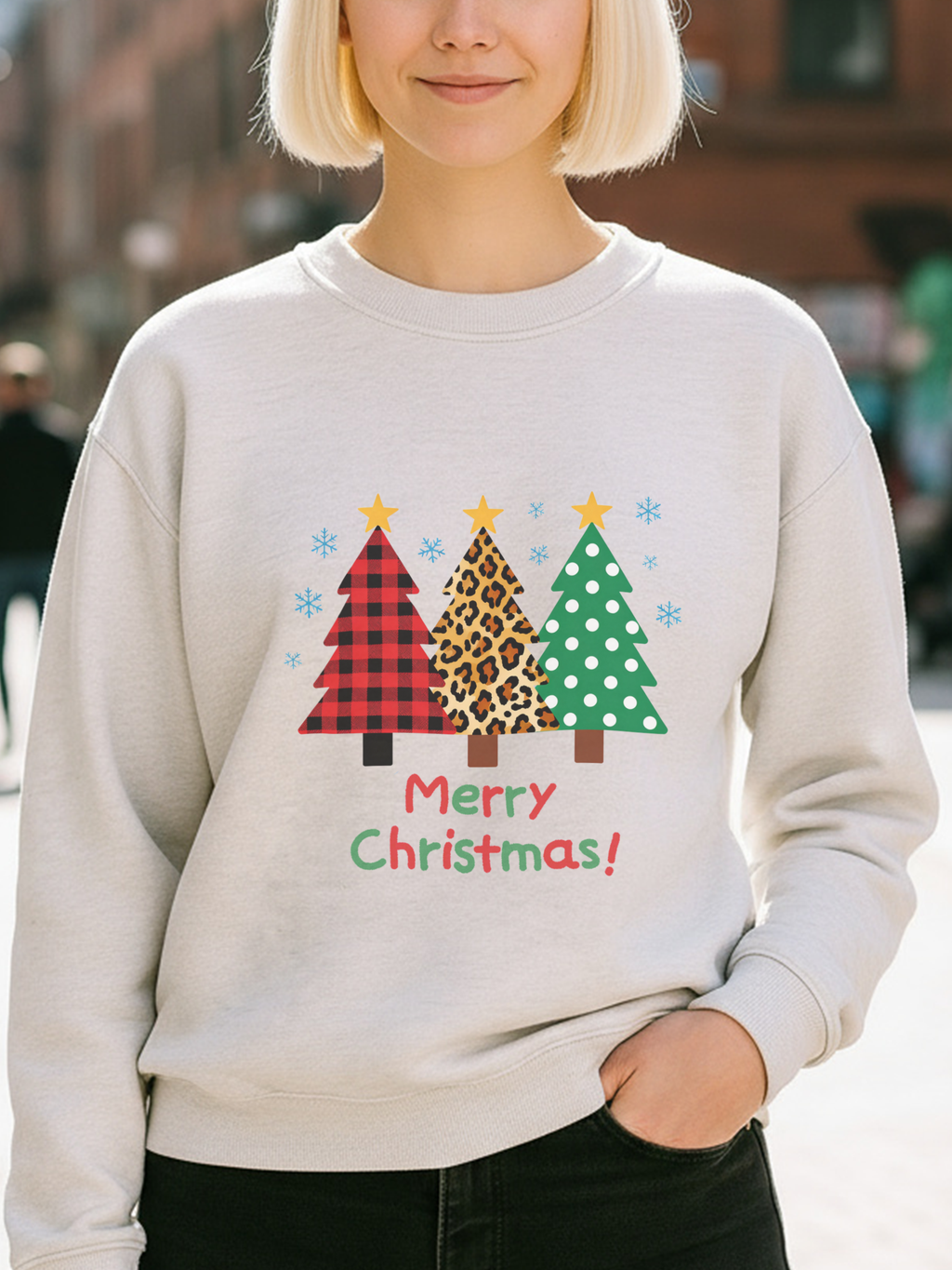 Christmas Tree Sweatshirt, Merry Christmas Crewneck, Christmas Tree Sweater, Christmas Tree Sweatshirt for Women, Christmas Pine Tree Shirt, Christian Christmas Shirt