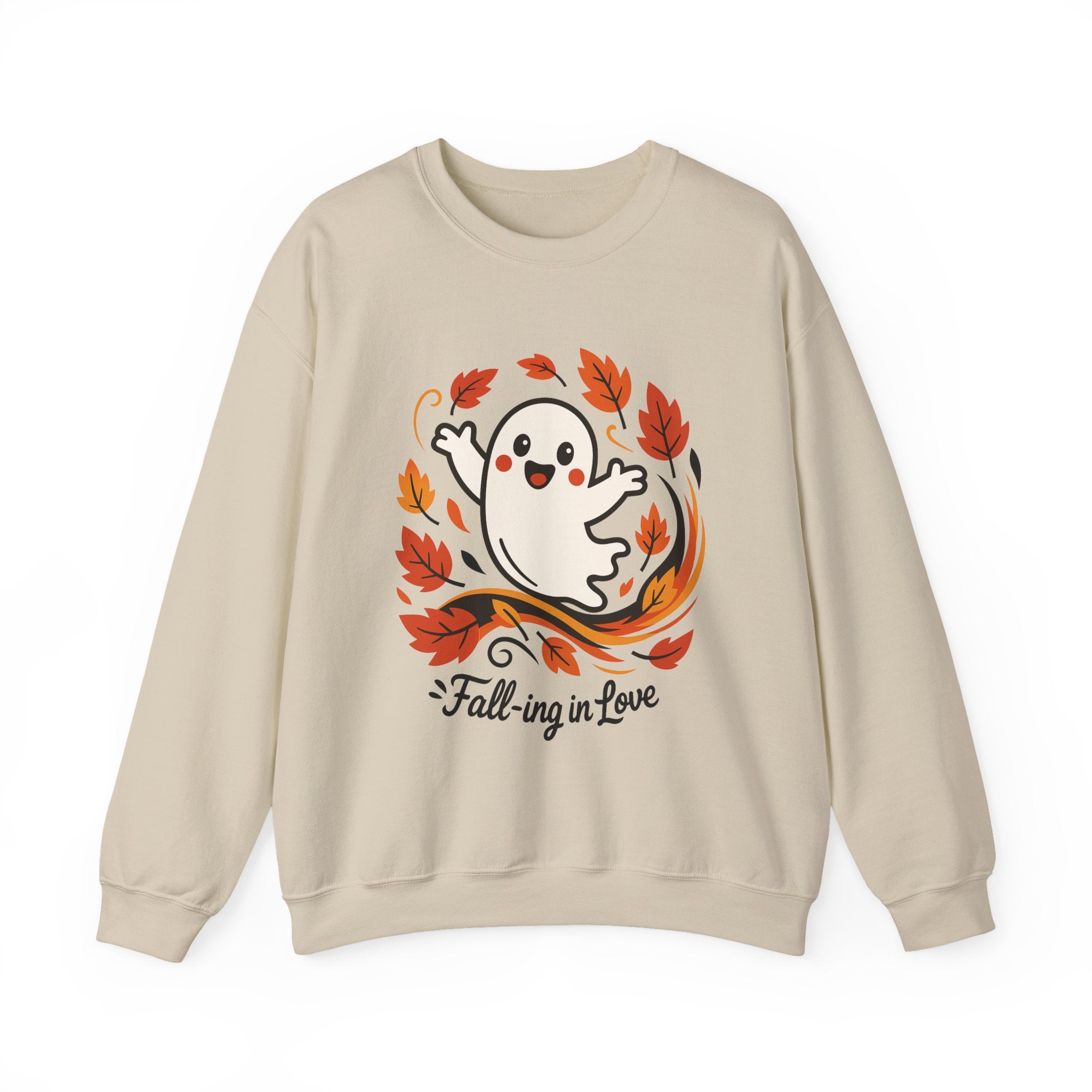 Ghost Fall Sweatshirt, Cute Halloween Crewneck, Cozy Fall Pullover, Autumn Aesthetic Crewneck, Spooky Season Gift, Fall Lovers Sweatshirt
