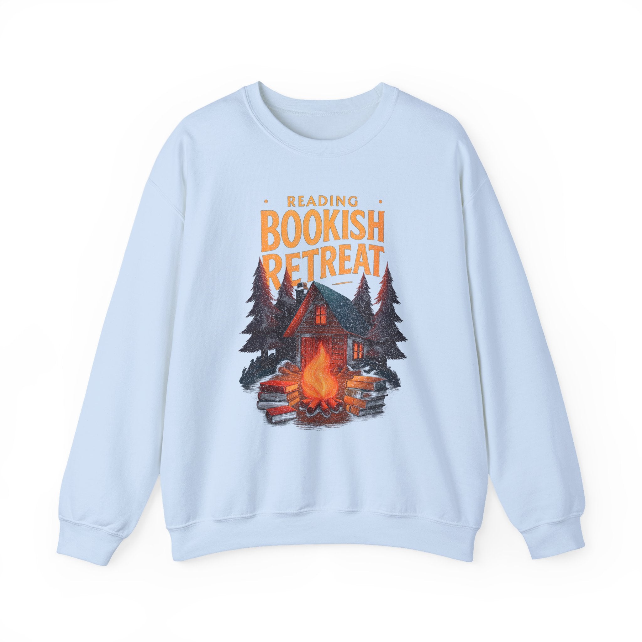 Reading Bookish Retreat Vintage Sweatshirt, Vintage Reading Sweatshirt, Booklover Gift, Reader Gift, Librarian Sweatshirt, Bookworm Pullover, Bookish Crewneck