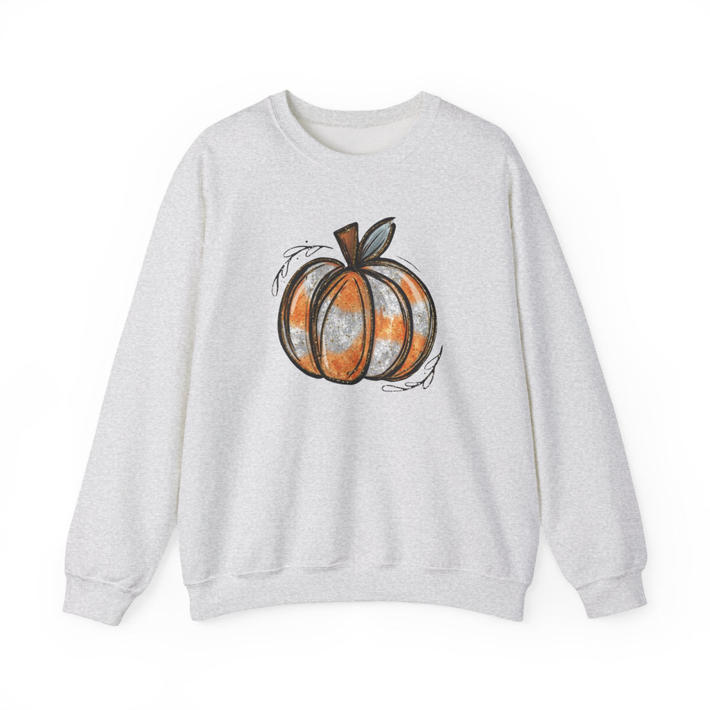 Pumpkin Sweatshirt, Boho Pumpkin Fall Crewneck, Patchwork Pumpkin Sweater, Cute Autumn Sweatshirt, Fall Harvest Shirt, Pumpkin Patch Woman Tee