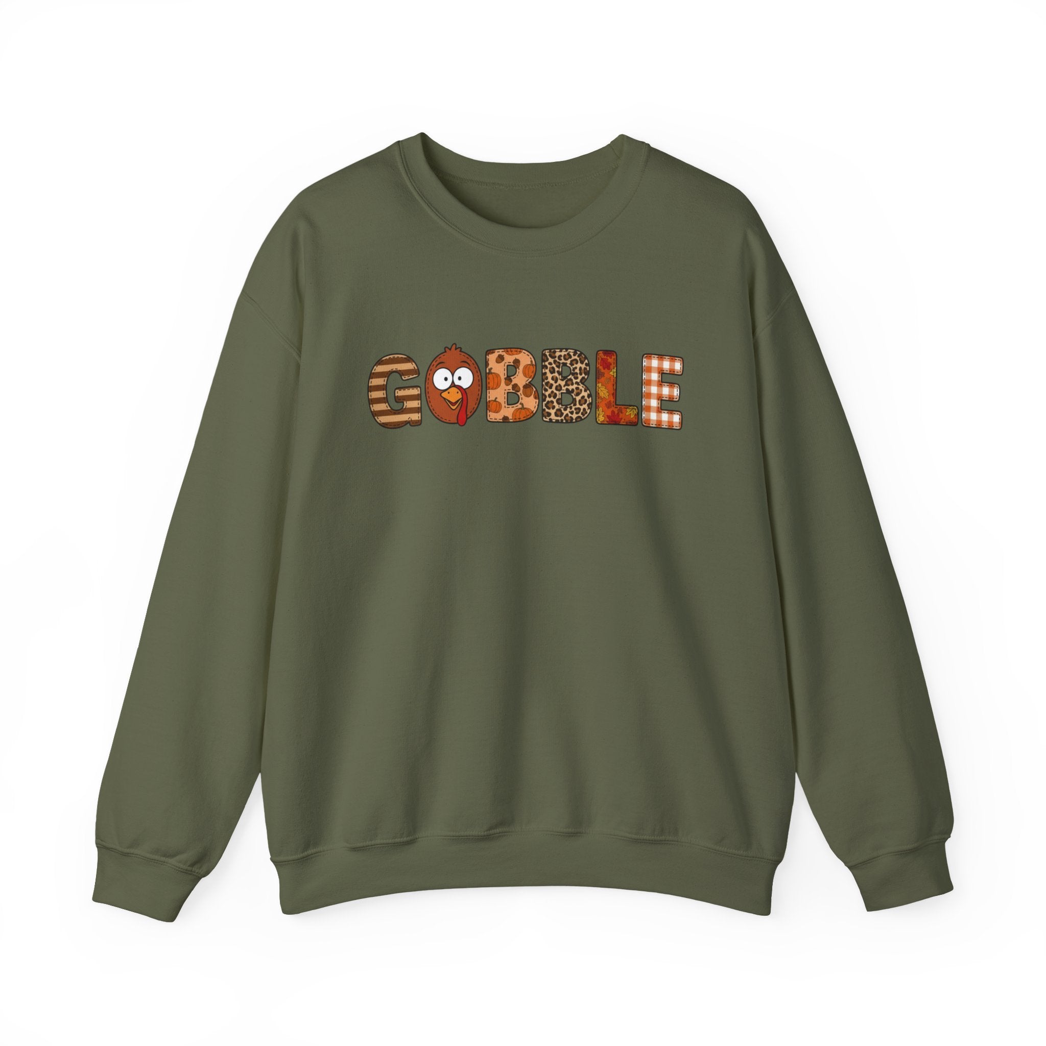 Gobble Thanksgiving Sweatshirt, Cute Thanksgiving Turkey Crewneck, Matching Thanksgiving Shirt, Family Thanksgiving Shirt, Womens Thanksgiving Shirt