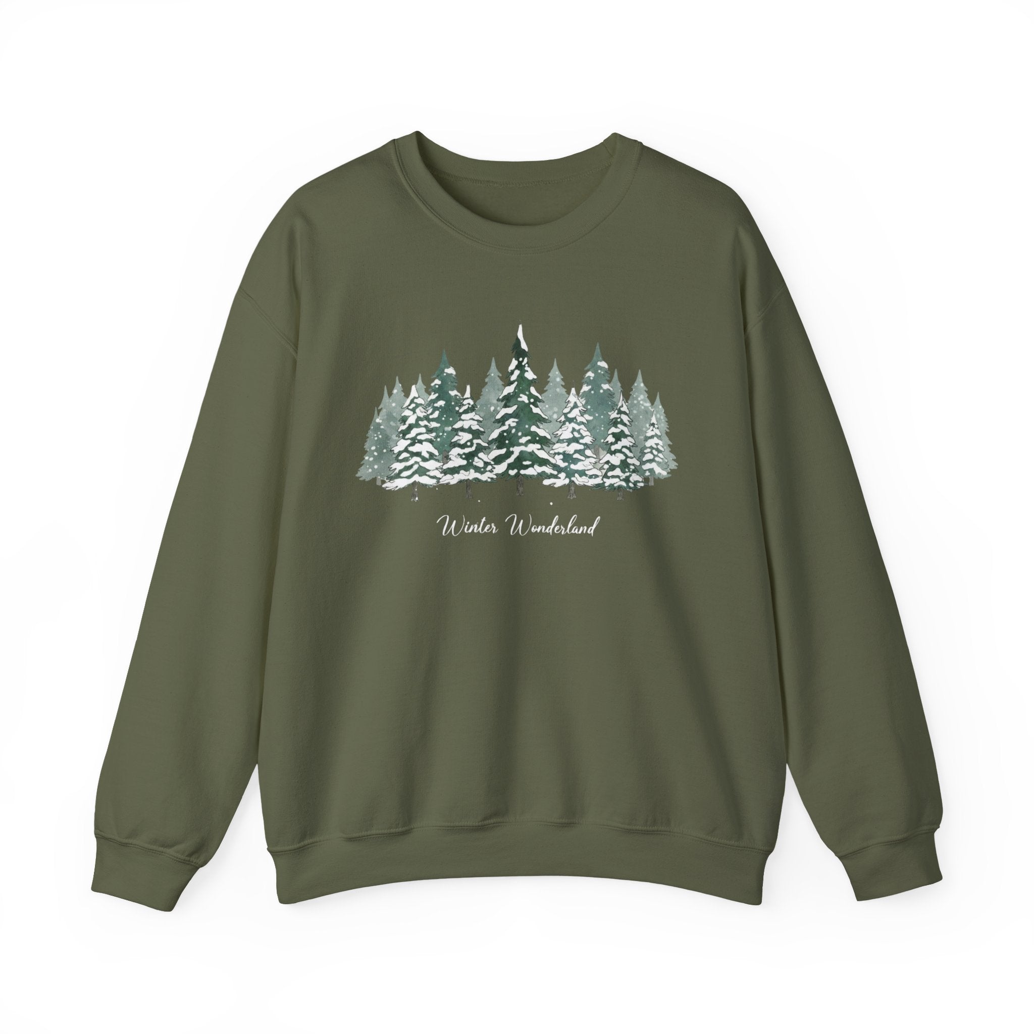 Winter Wonderland Sweatshirt, Christmas Tree Crewneck, Christmas Shirt For Women, Winter Gift, Family Winter Shirt, Winter Crew Shirt, Winter Lover Shirt