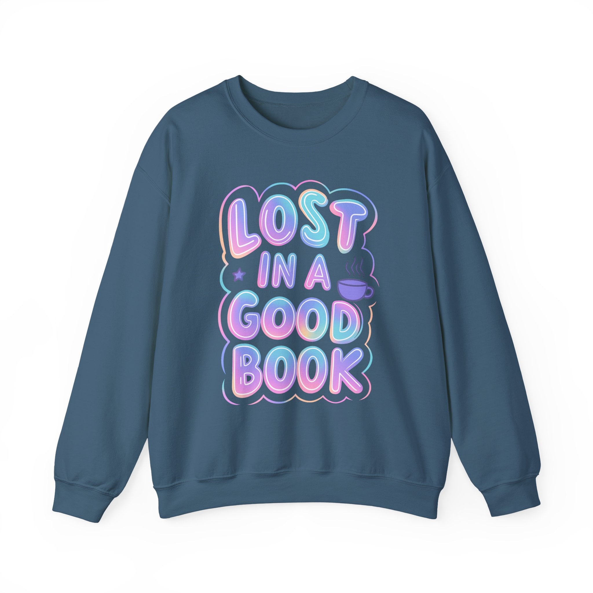 Lost in a Good Book Sweatshirt, Vintage Reading Sweatshirt, Booklover Gift, Reader Gift, Librarian Sweatshirt, Bookworm Pullover, Bookish Crewneck