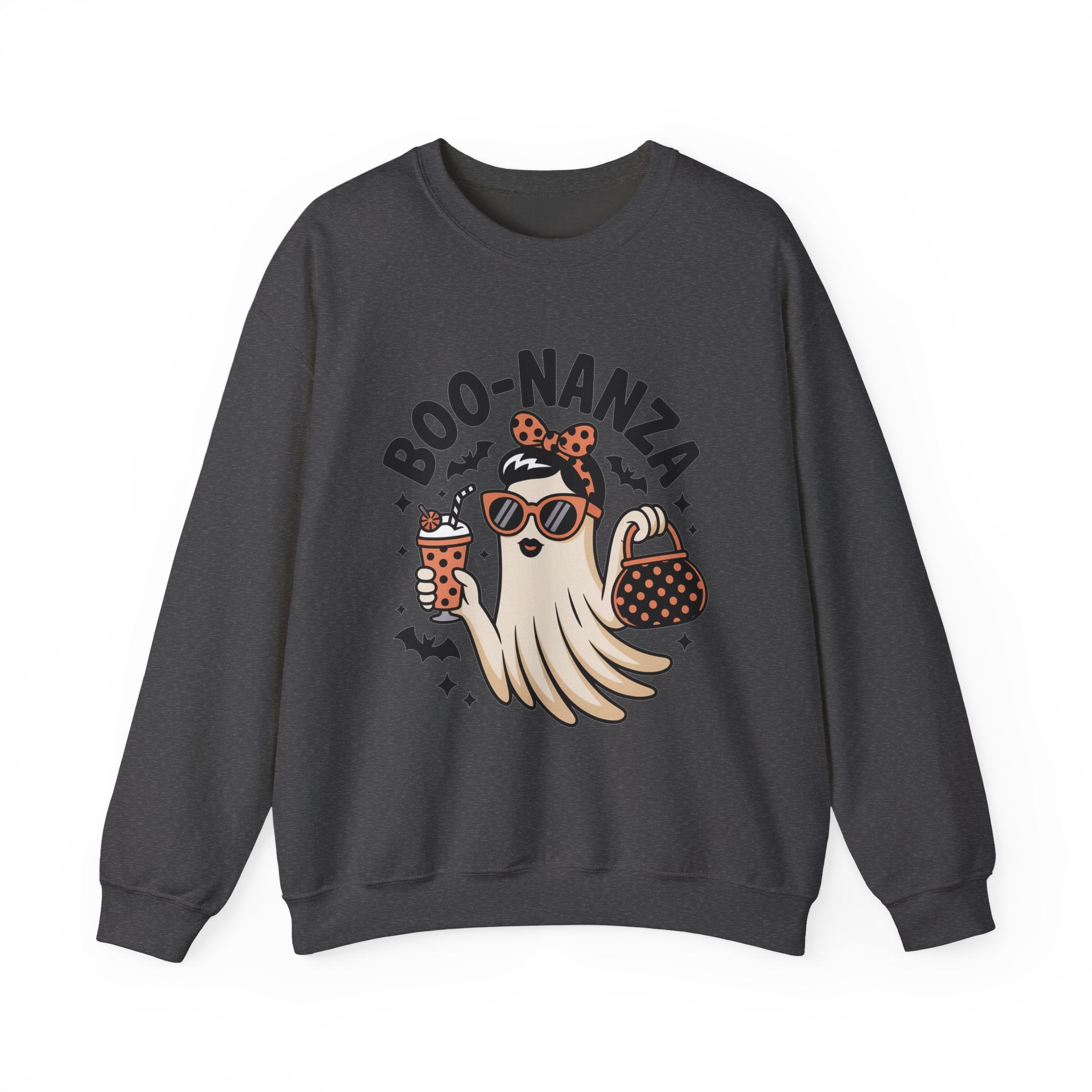 Boo-nanza Ghost Sweatshirt, Funny Halloween Sweatshirt, Boujee Ghost Pullover, Spooky Season Crewneck, Glam Halloween Shirt, Fall Aesthetic Sweatshirt