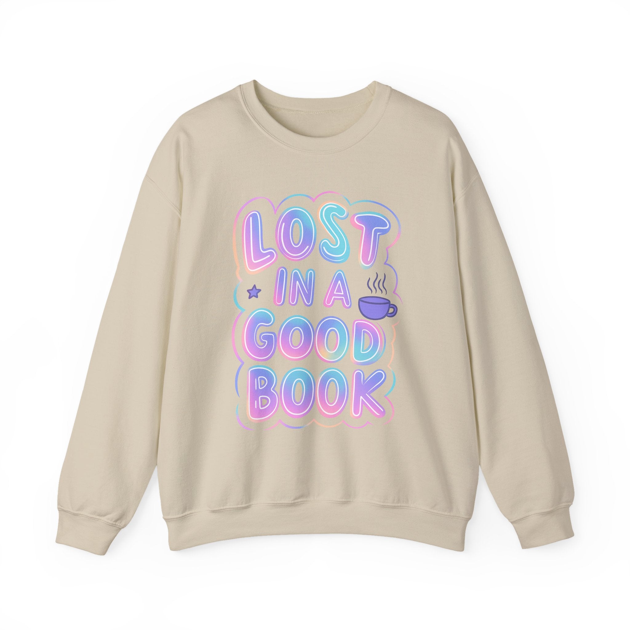 Lost in a Good Book Sweatshirt, Vintage Reading Sweatshirt, Booklover Gift, Reader Gift, Librarian Sweatshirt, Bookworm Pullover, Bookish Crewneck