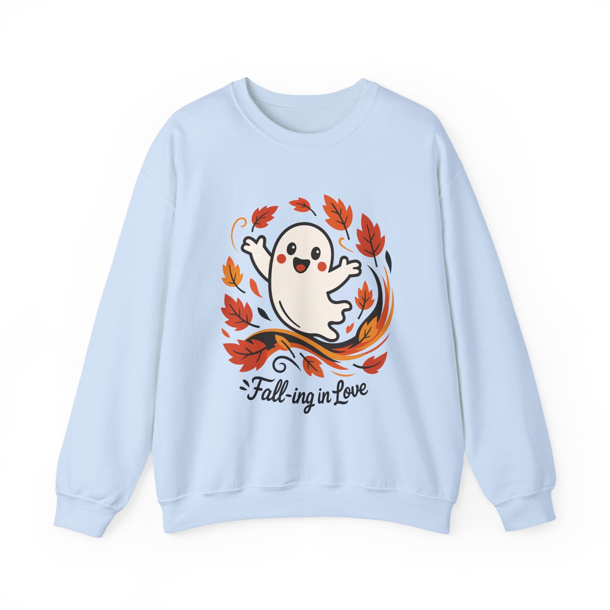 Ghost Fall Sweatshirt, Cute Halloween Crewneck, Cozy Fall Pullover, Autumn Aesthetic Crewneck, Spooky Season Gift, Fall Lovers Sweatshirt
