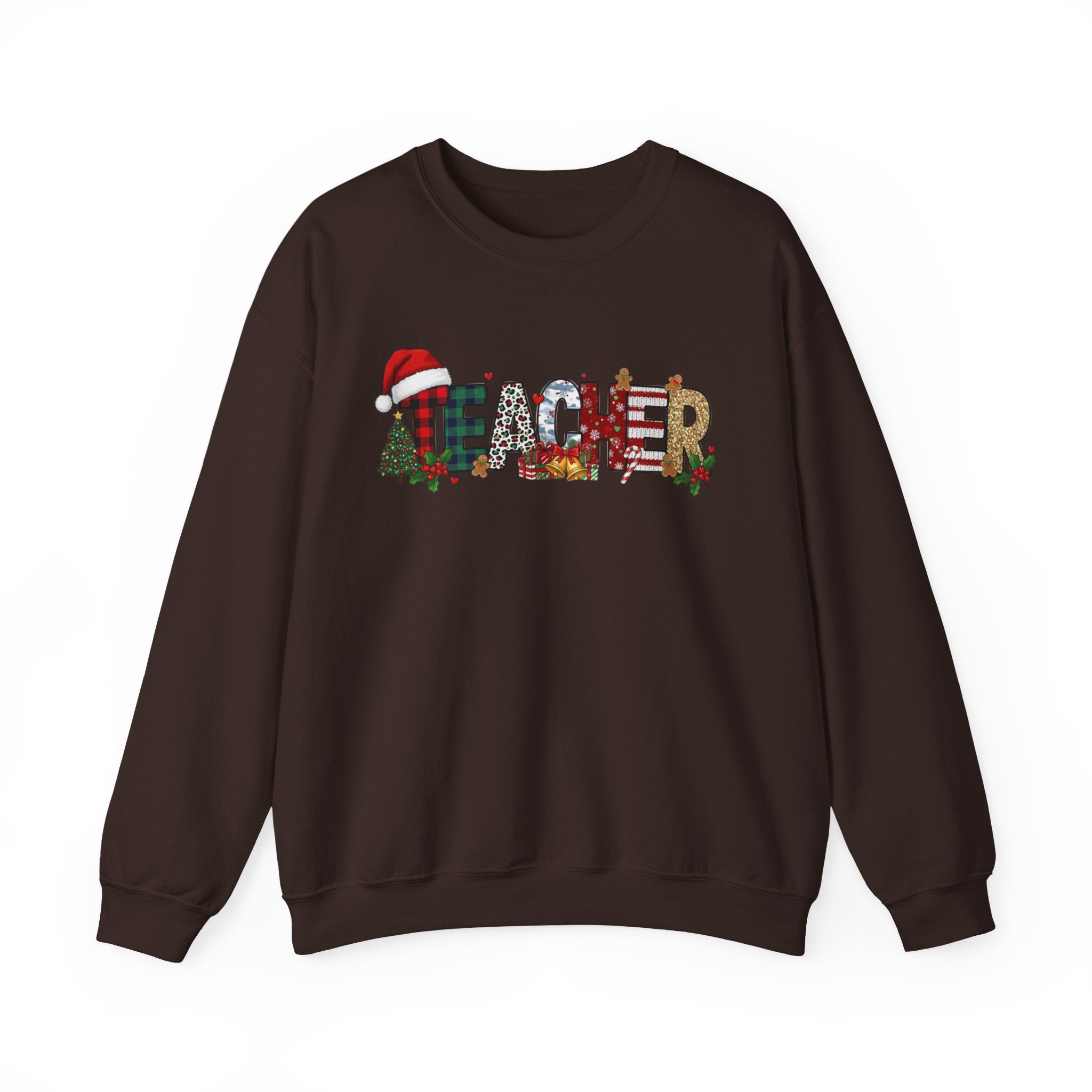 Merry Christmas Teacher Sweatshirt, Christmas Teachers Crewneck, Holly Jolly Teacher Xmas Sweater, Teacher Party Shirt, Gift For Teacher