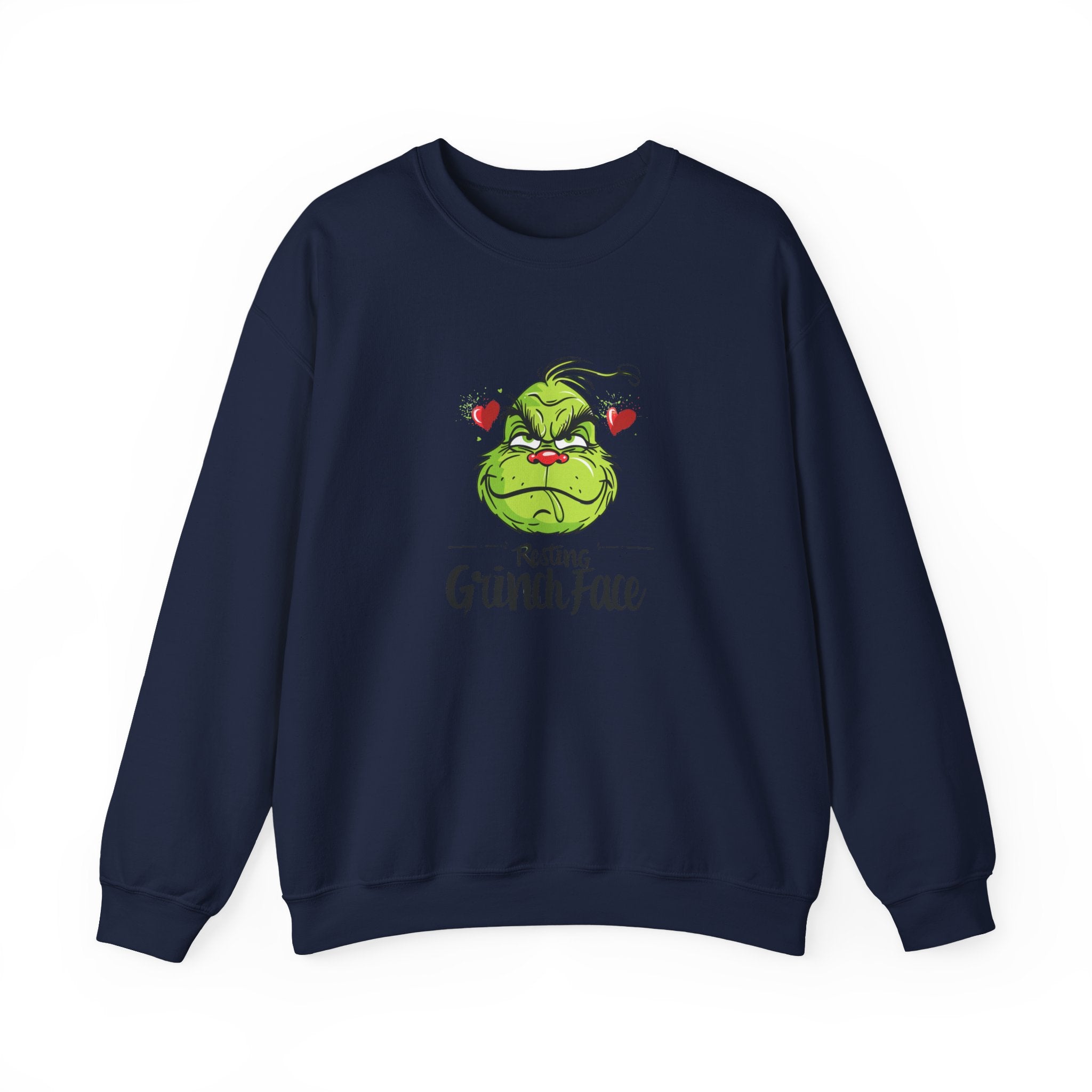 Resting Grinch Face Sweatshirt, Grinch Face Crewneck, Grinchmas Sweater, Christmas Funny Grinch Sweatshirt, Christmas Grinch Shirt Ew People Shirt