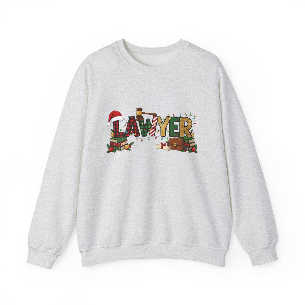 Christmas Lawyer Sweatshirt, Merry Christmas Lawyer Crewneck, Festive Lawyer Sweater, Lawyer Festive Hoodie, Gift for Lawyer