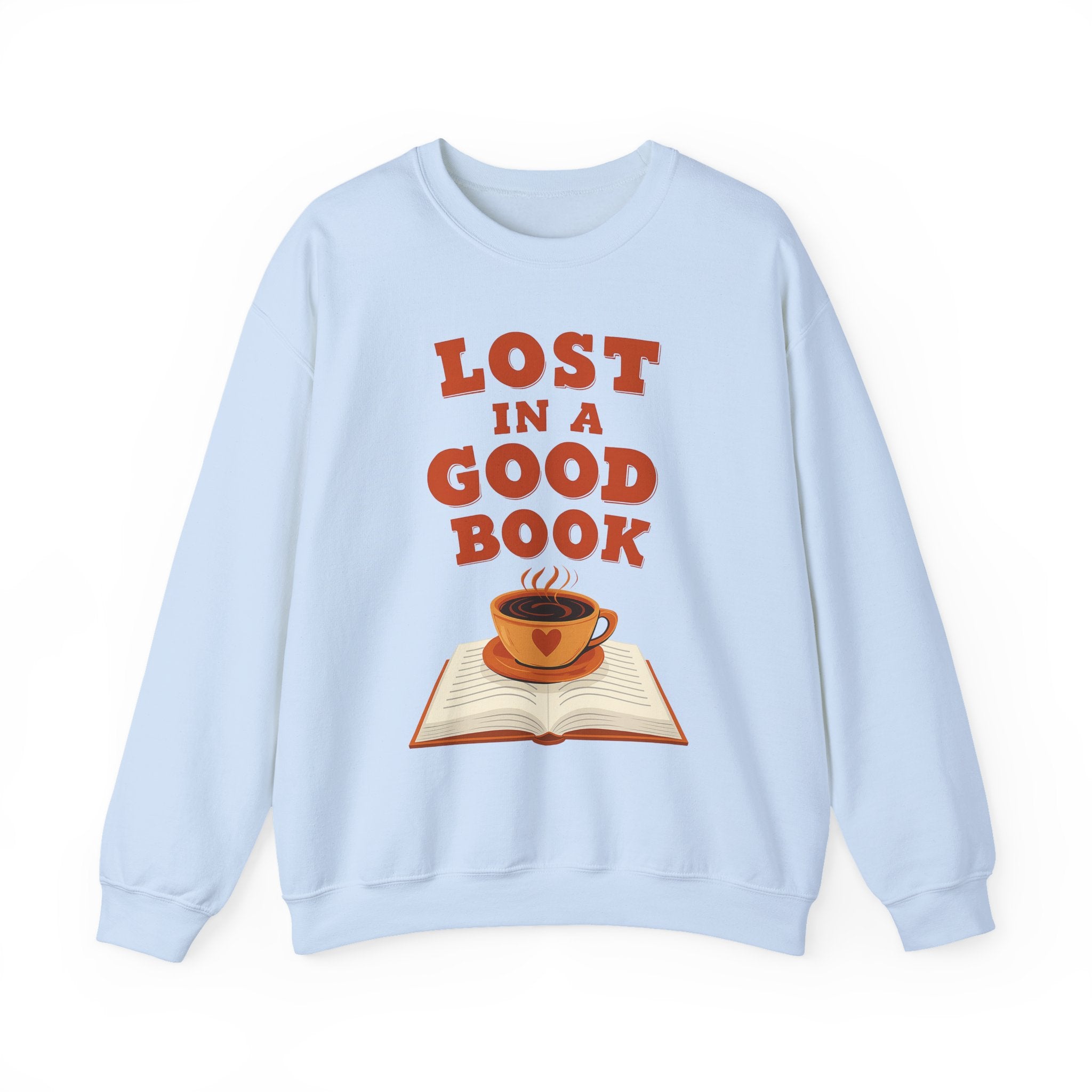 Lost in a Good Book Sweatshirt, Vintage Reading Sweatshirt, Booklover Gift, Reader Gift, Librarian Sweatshirt, Bookworm Pullover, Bookish Crewneck